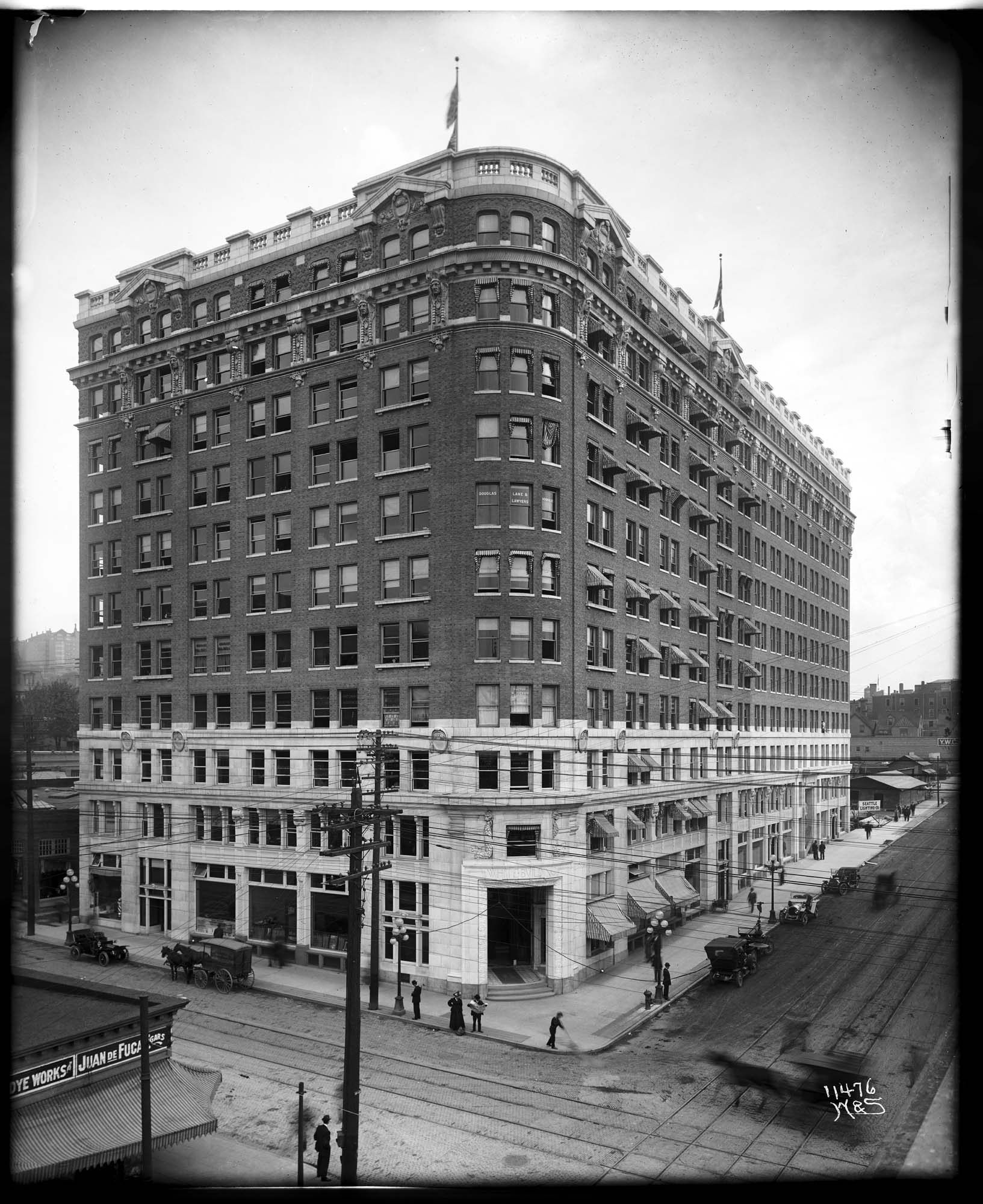 Image of White-Henry Building, circa 1910