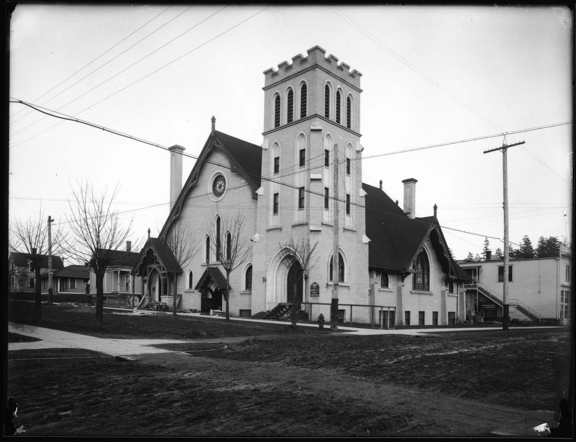 Image of University Congregational Church, Seattle, circa 1909