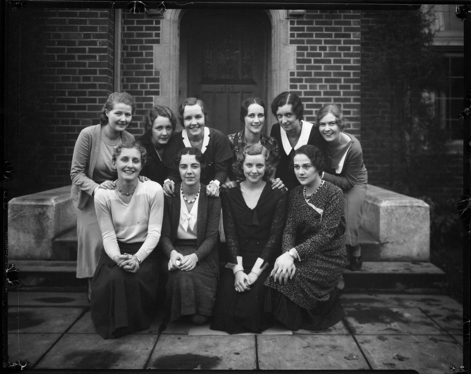 Image of University of Washington beauty contest participants, Seattle, January 19, 1931