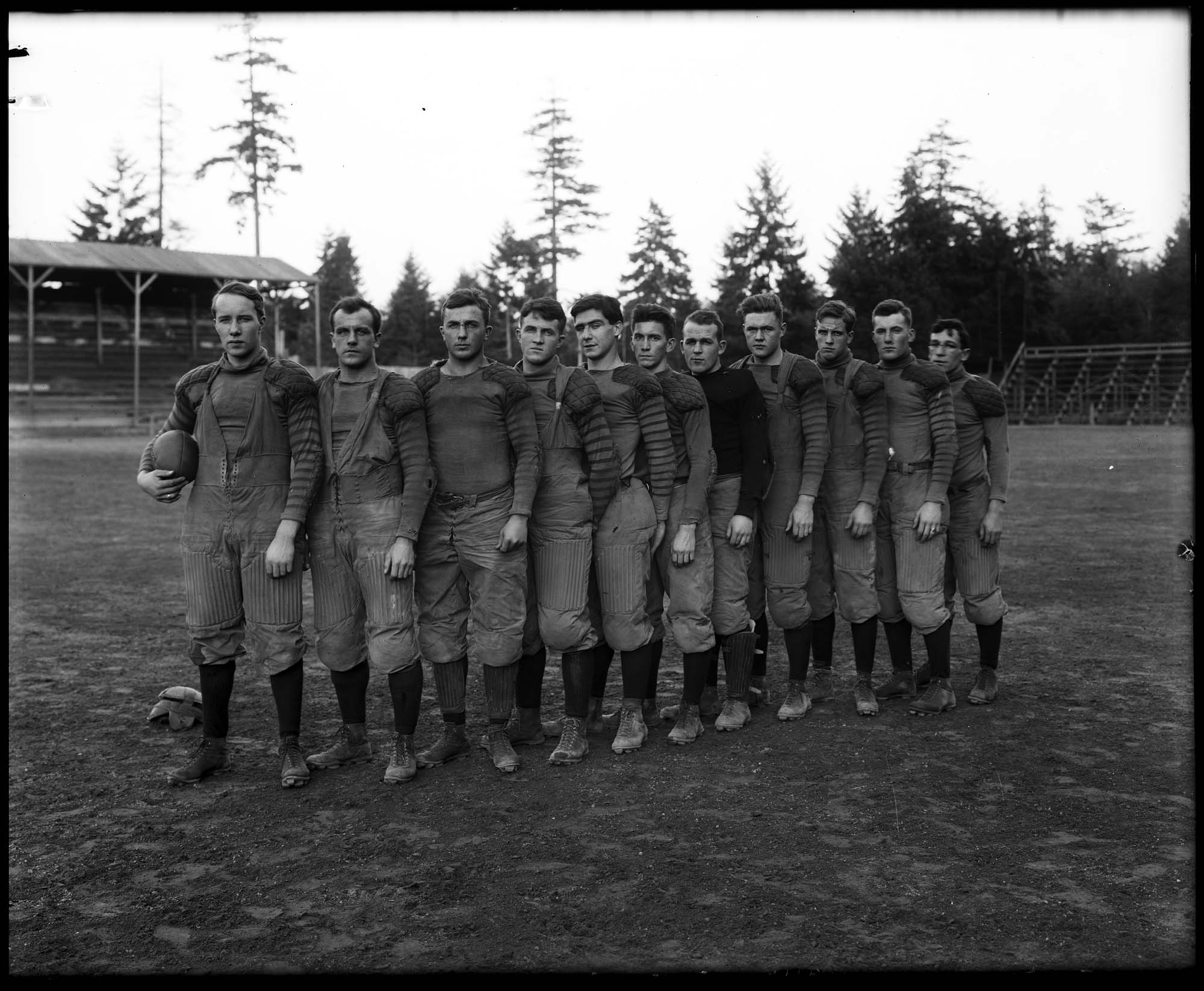 Image of Football players at the University of Washington, circa 1914