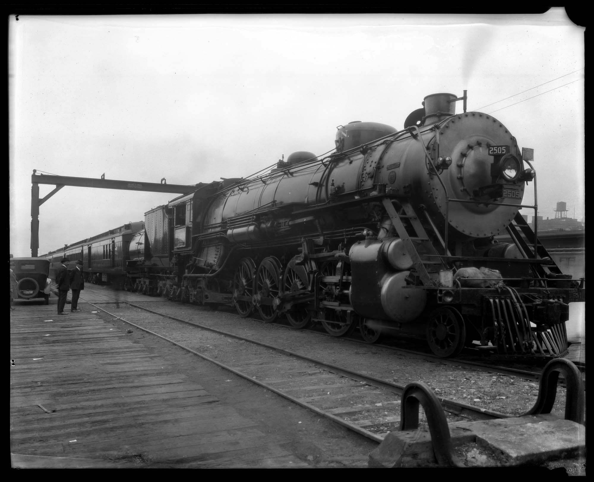 Image of Great Northern Oriental Limited train at King Street station, Seattle, May 27, 1924