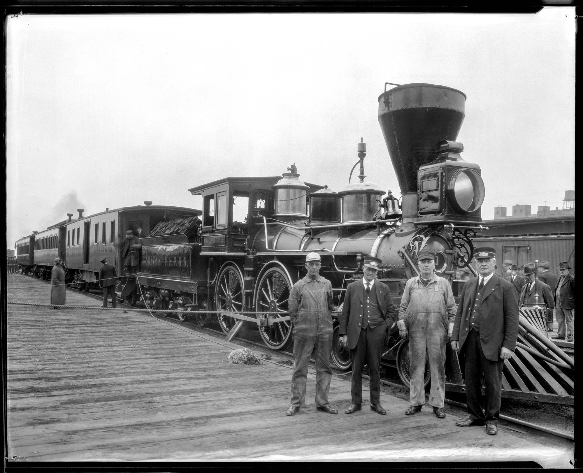 Image of Great Northern William Crooks Special train at King Street station, Seattle, May 27, 1924