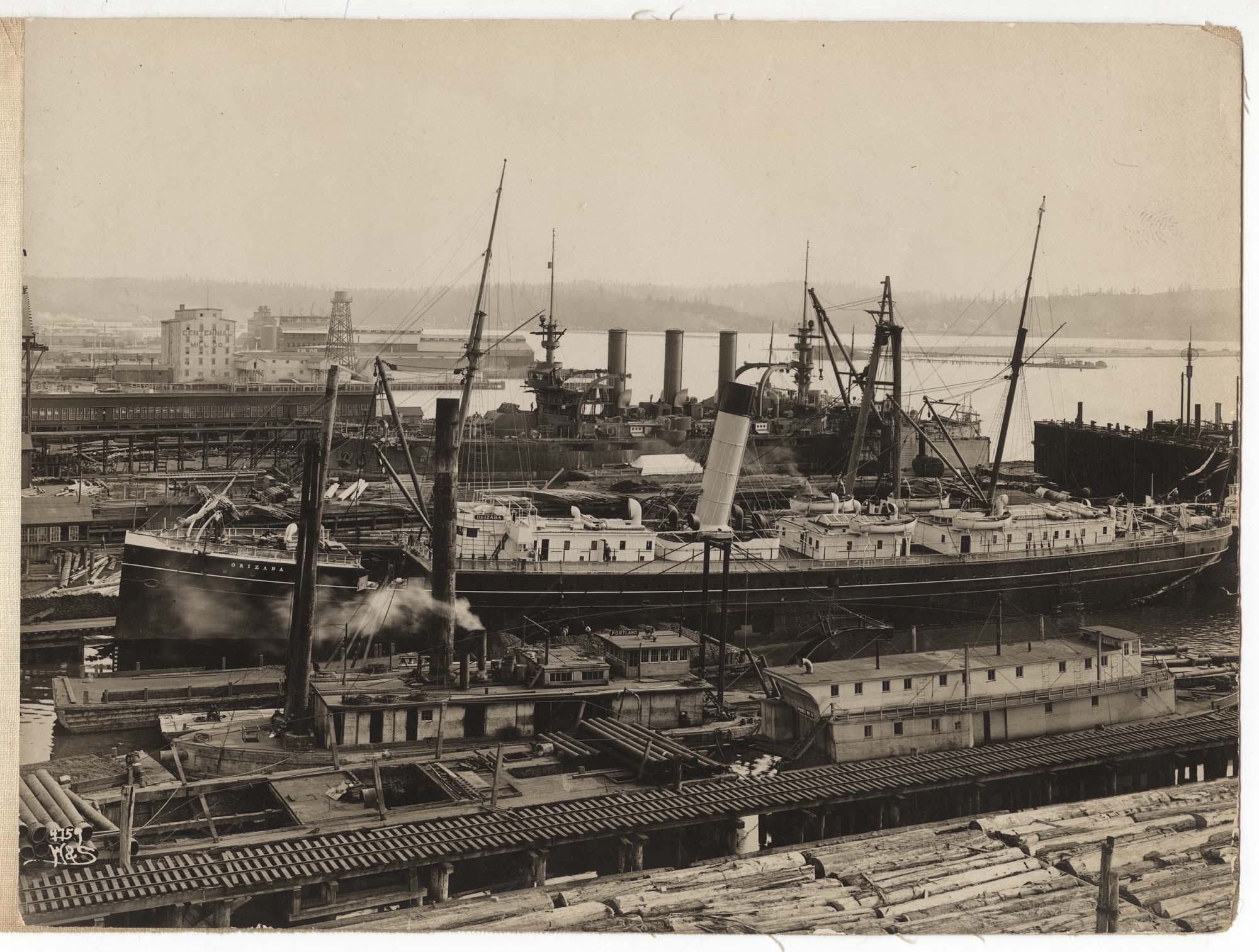 Image of Skinner & Eddy shipyard, circa 1917