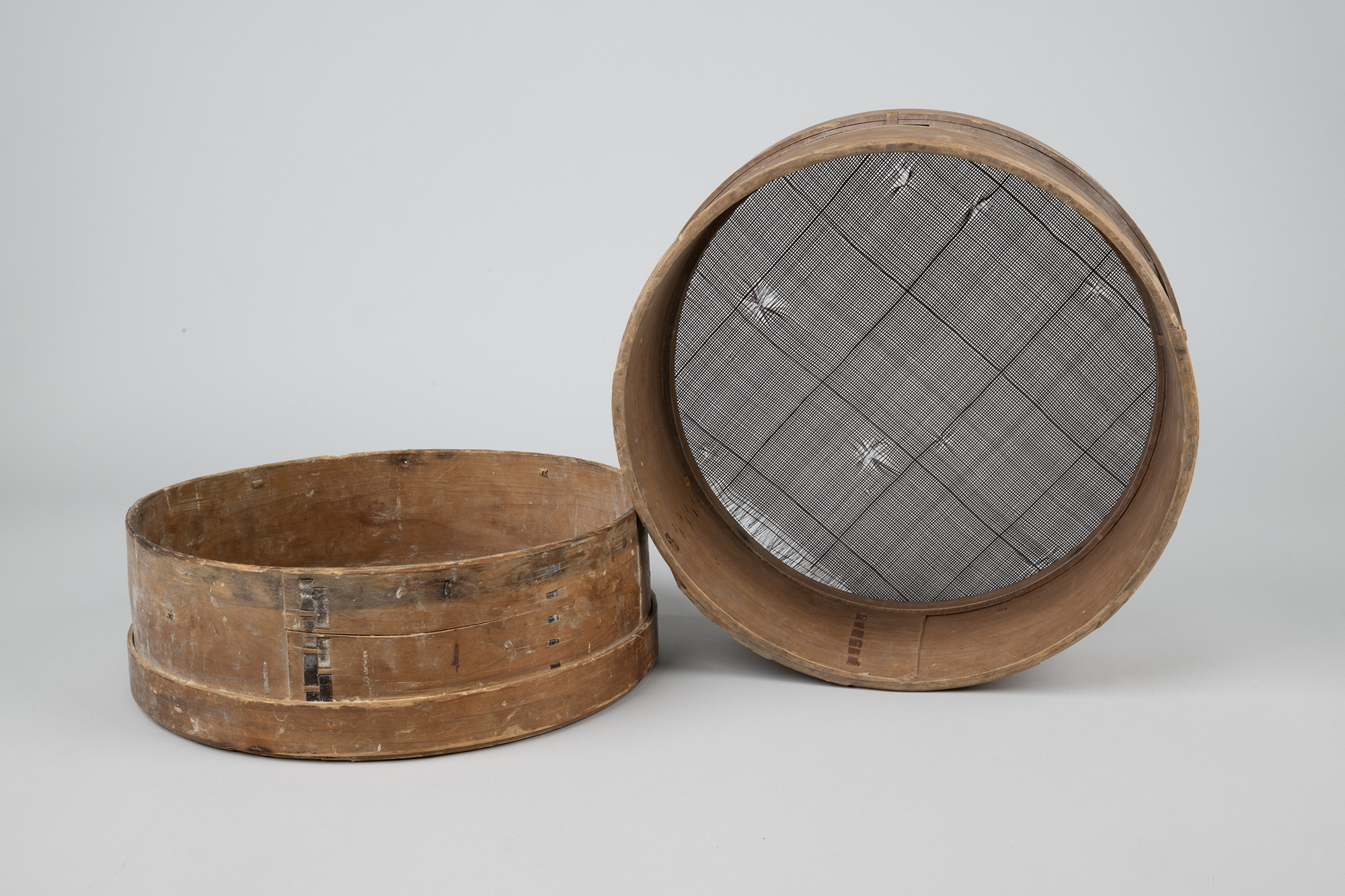 Image of Flour sifters used at Sagamiya Confectionary Co., ca. 1905-1950