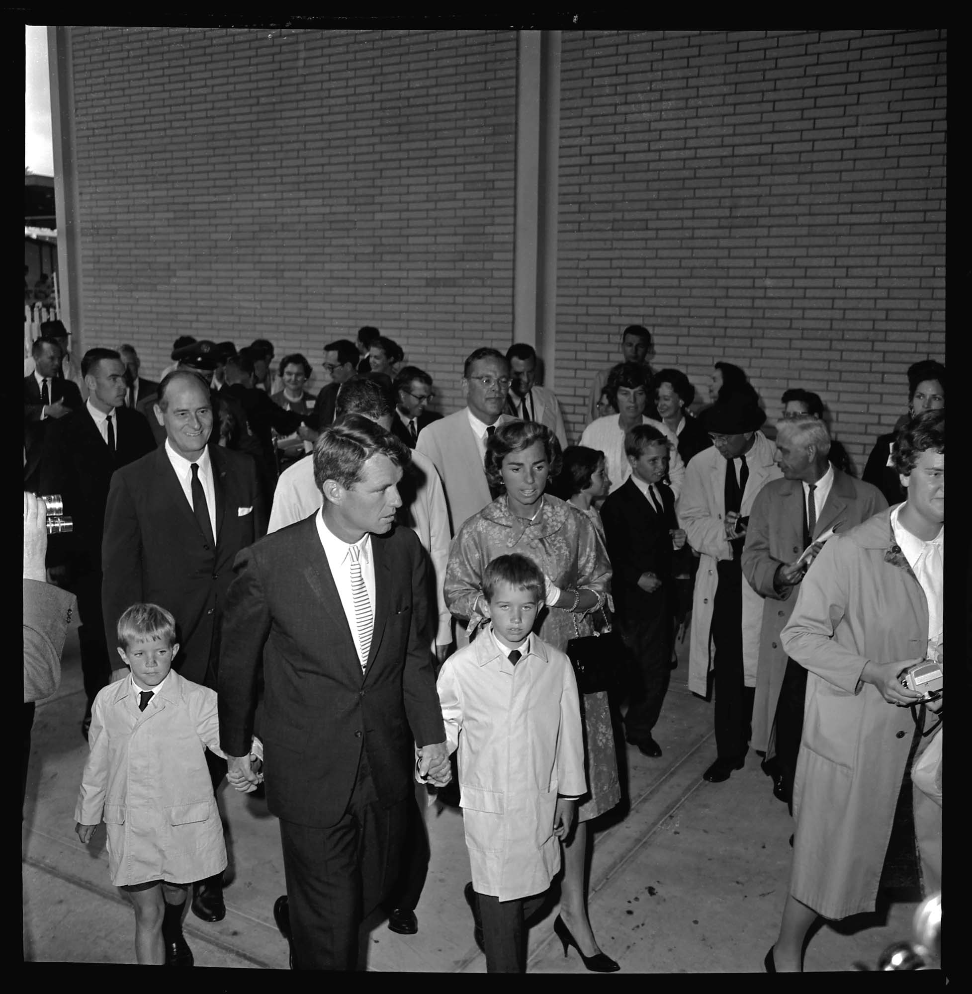 Image of Robert F. Kennedy and family visit the World's Fair, Seattle, 1962