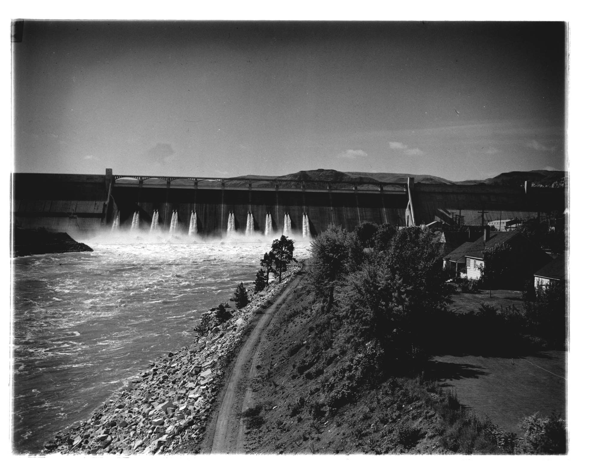 Image of Grand Coulee Dam, Columbia River Basin, Washington, 1942
