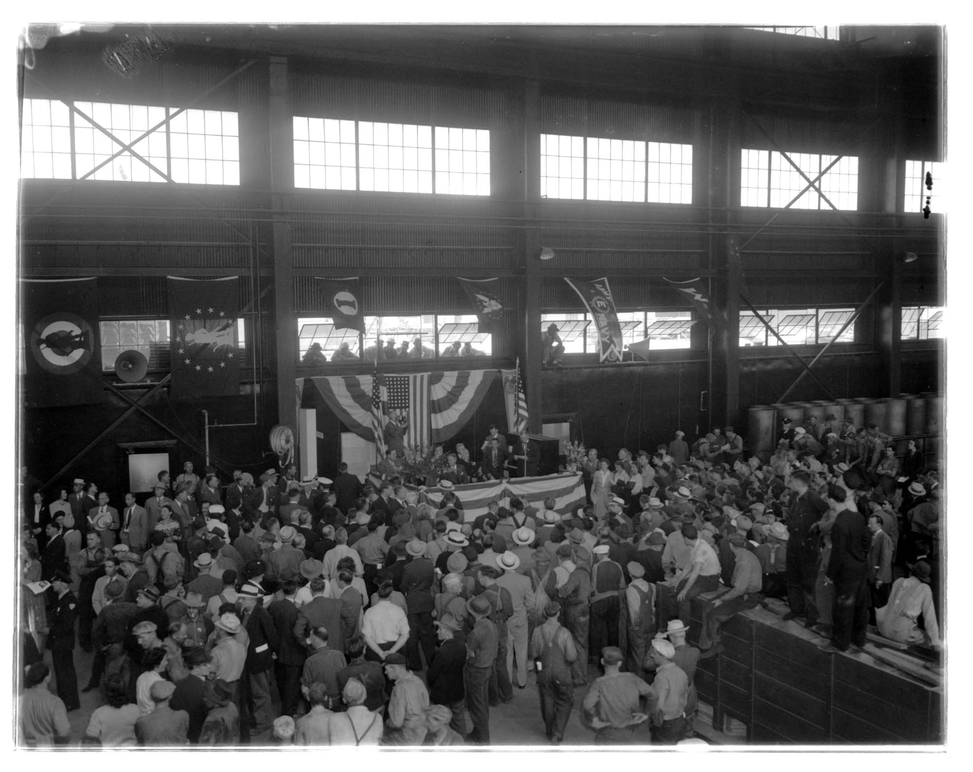 Image of Event at Isaacson Iron Works, Seattle, 1943