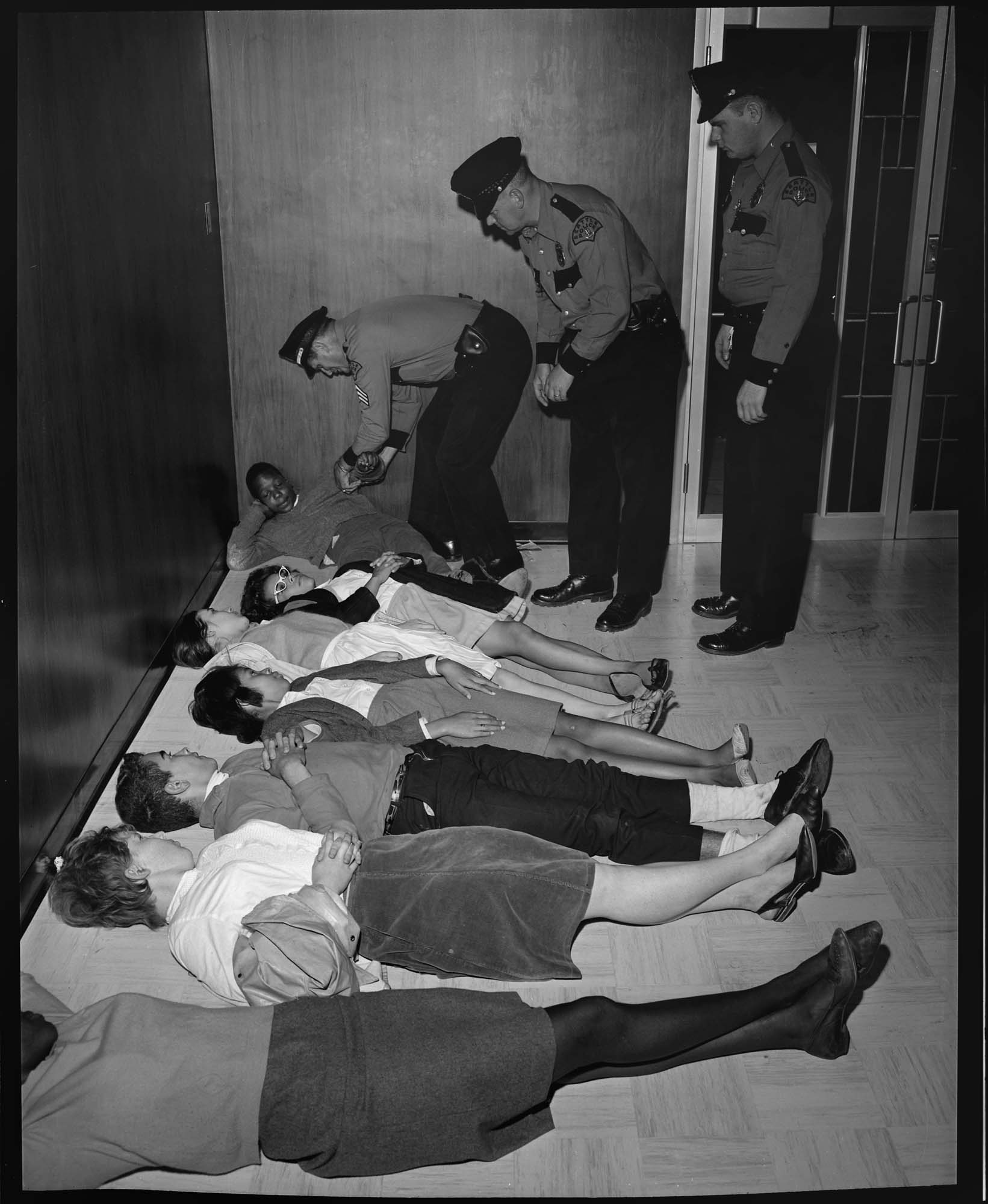 Image of Civil Rights Sit-in at Municipal Building, Seattle, July 25,1963