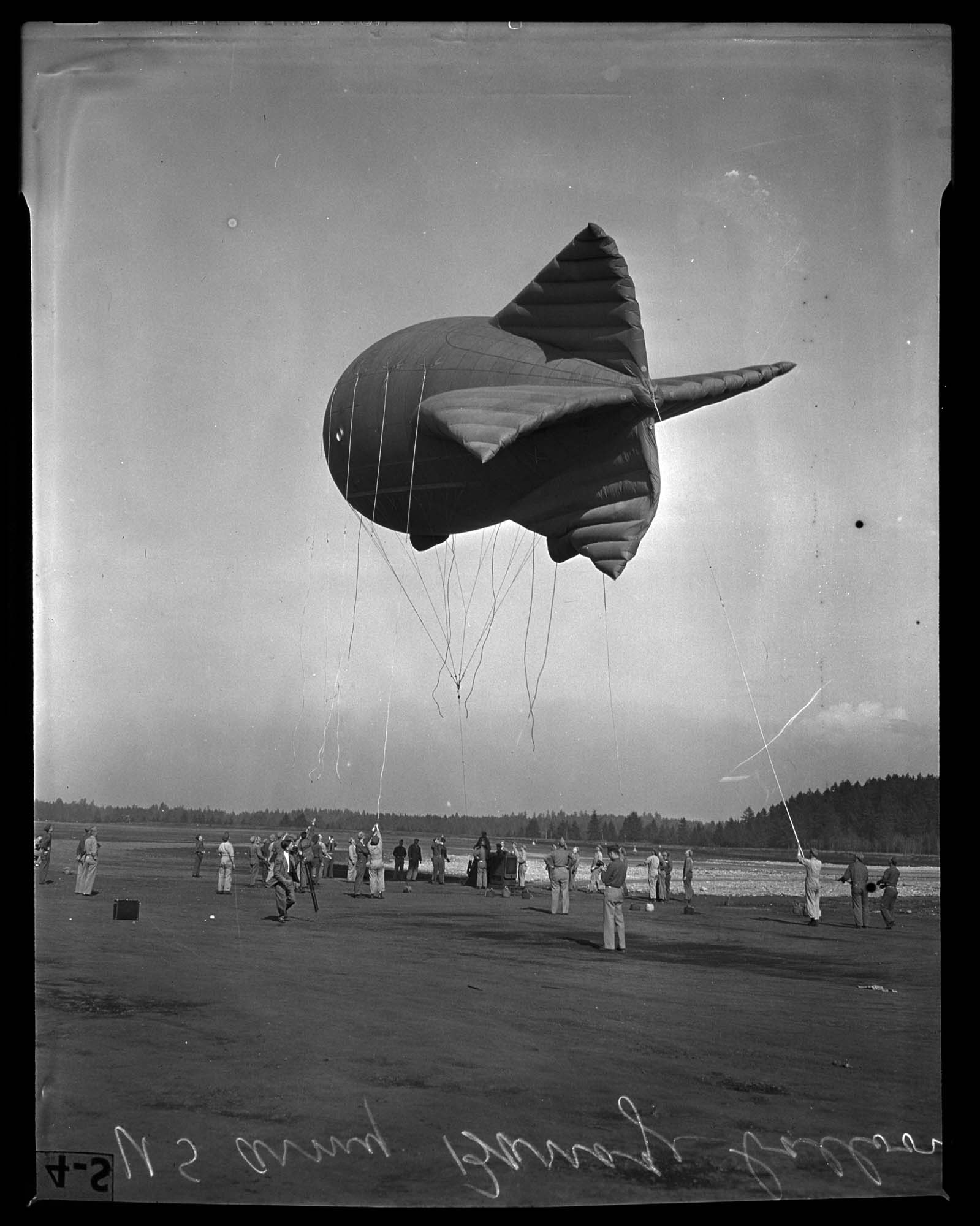 Image of Barrage balloon, Seattle, 1942