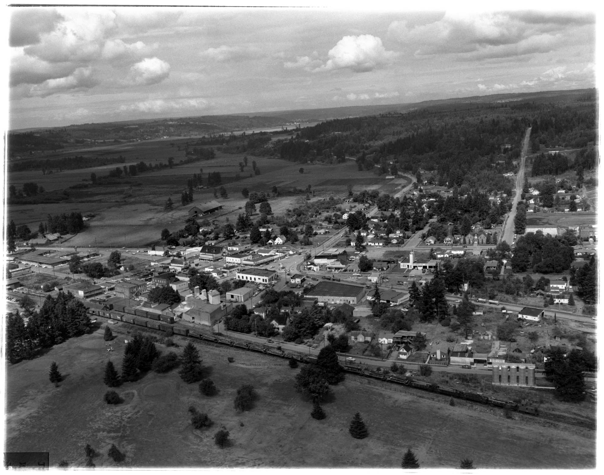 Image of Aerial view of Redmond, Washington, September 14, 1956