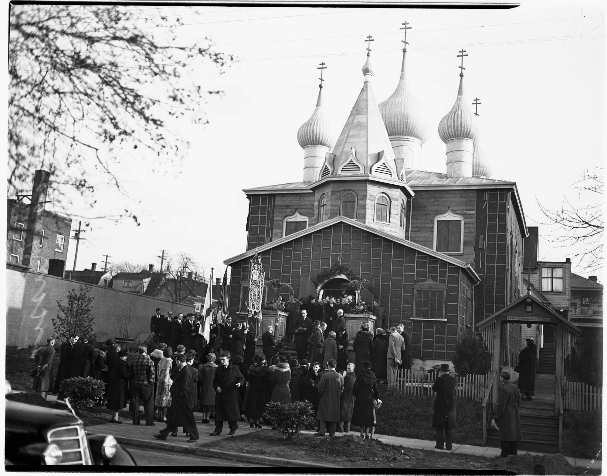 Image of St. Nicholas Russian Orthodox church, Seattle, 1938