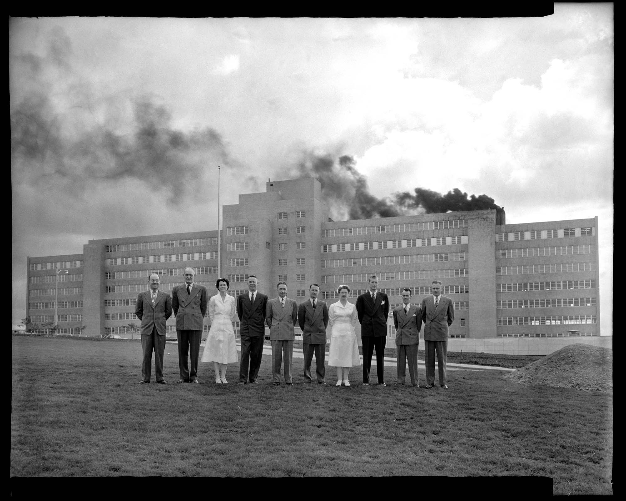 Image of Veteran's Administration hospital, Seattle, April 1951