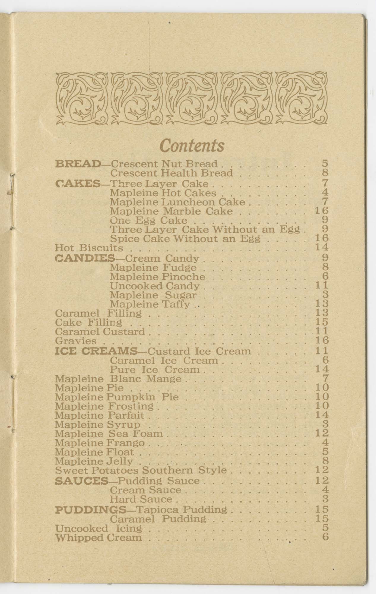 Image of Mapleine Dainties and How to Make Them, circa 1920