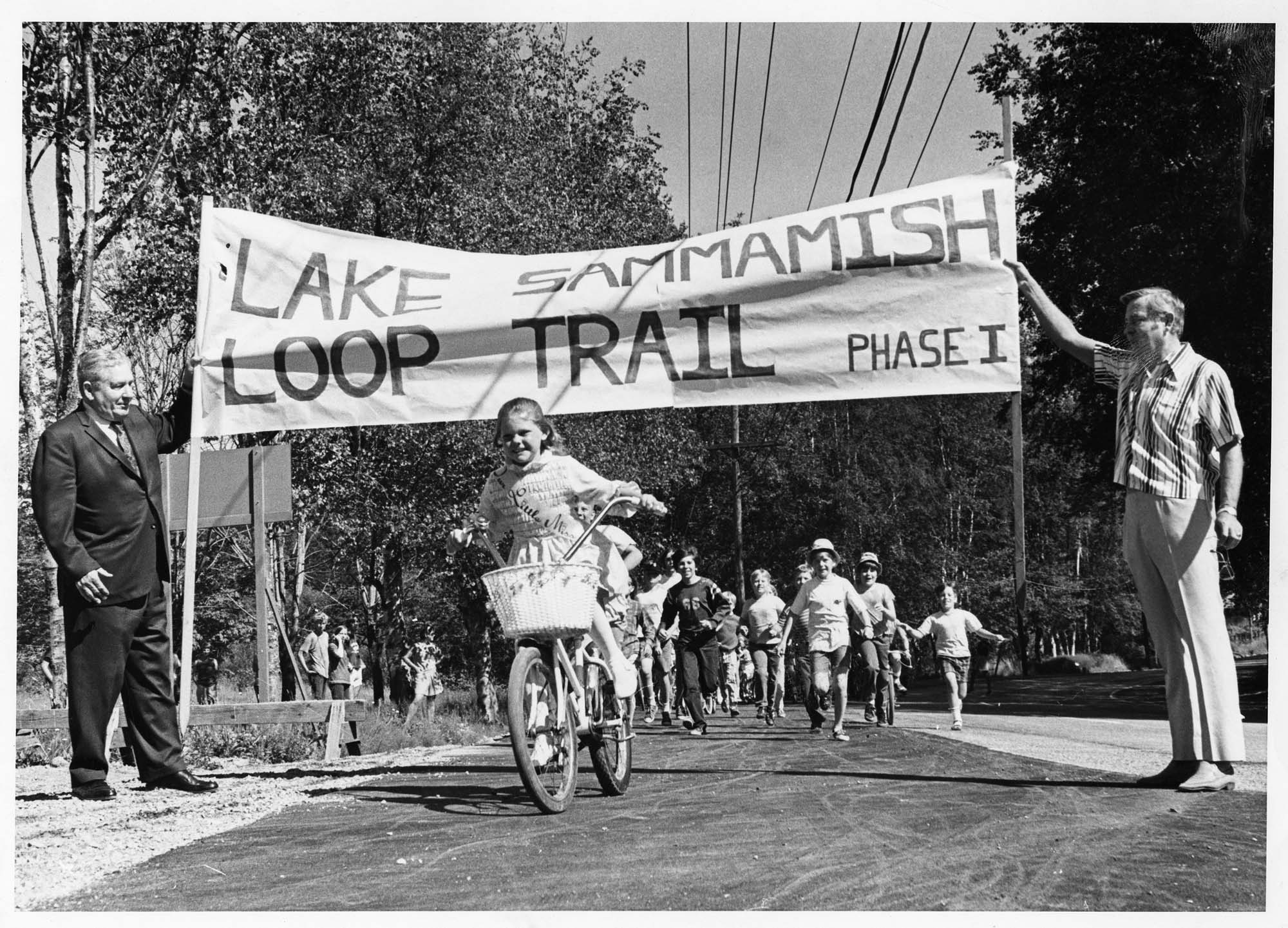 Image of Opening day on the Lake Sammamish Loop Trail, Bellevue, July 16, 1971