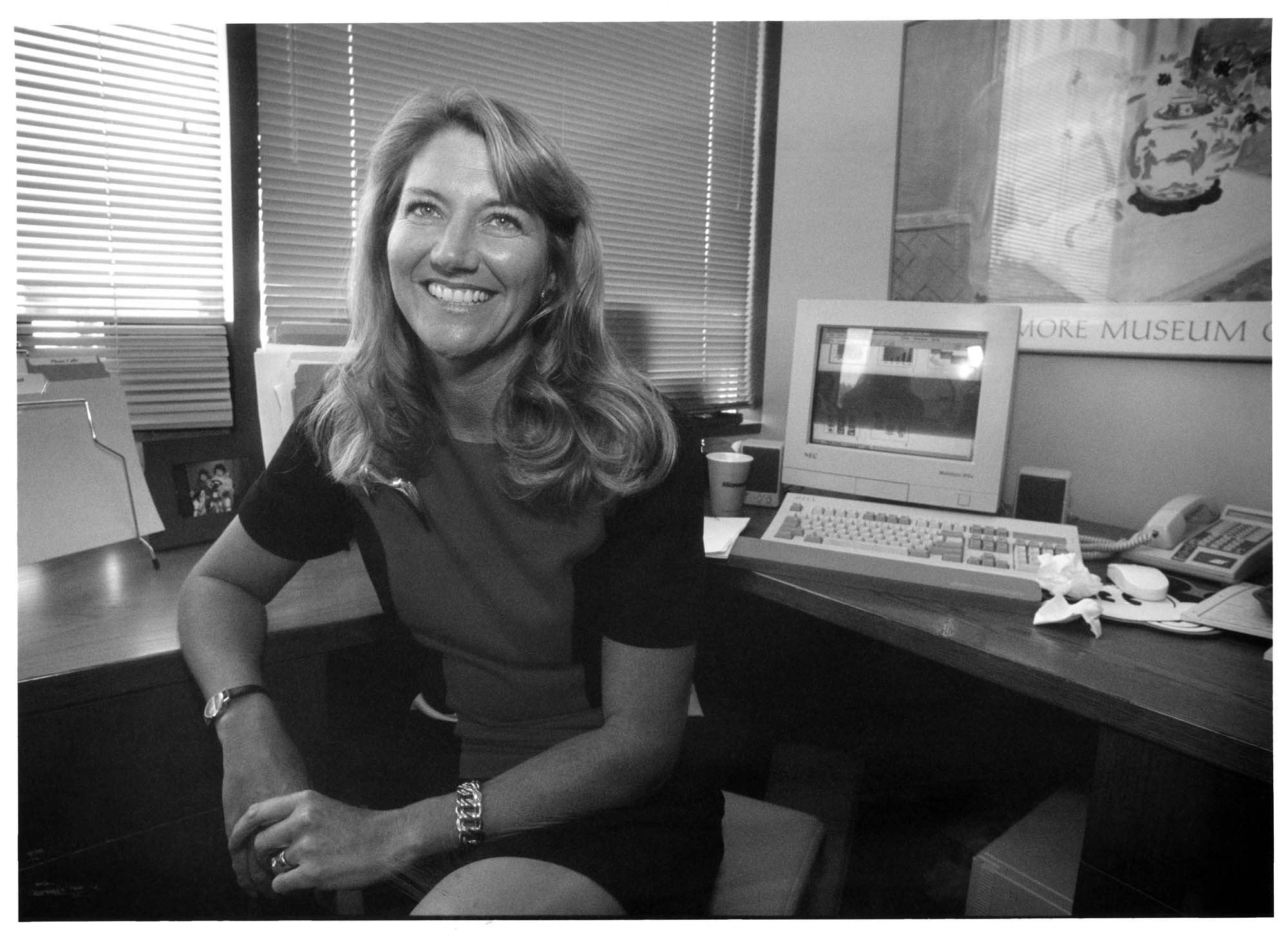 Image of Charlotte Guyman, director of marketing for Microsoft consumer division, September 1993