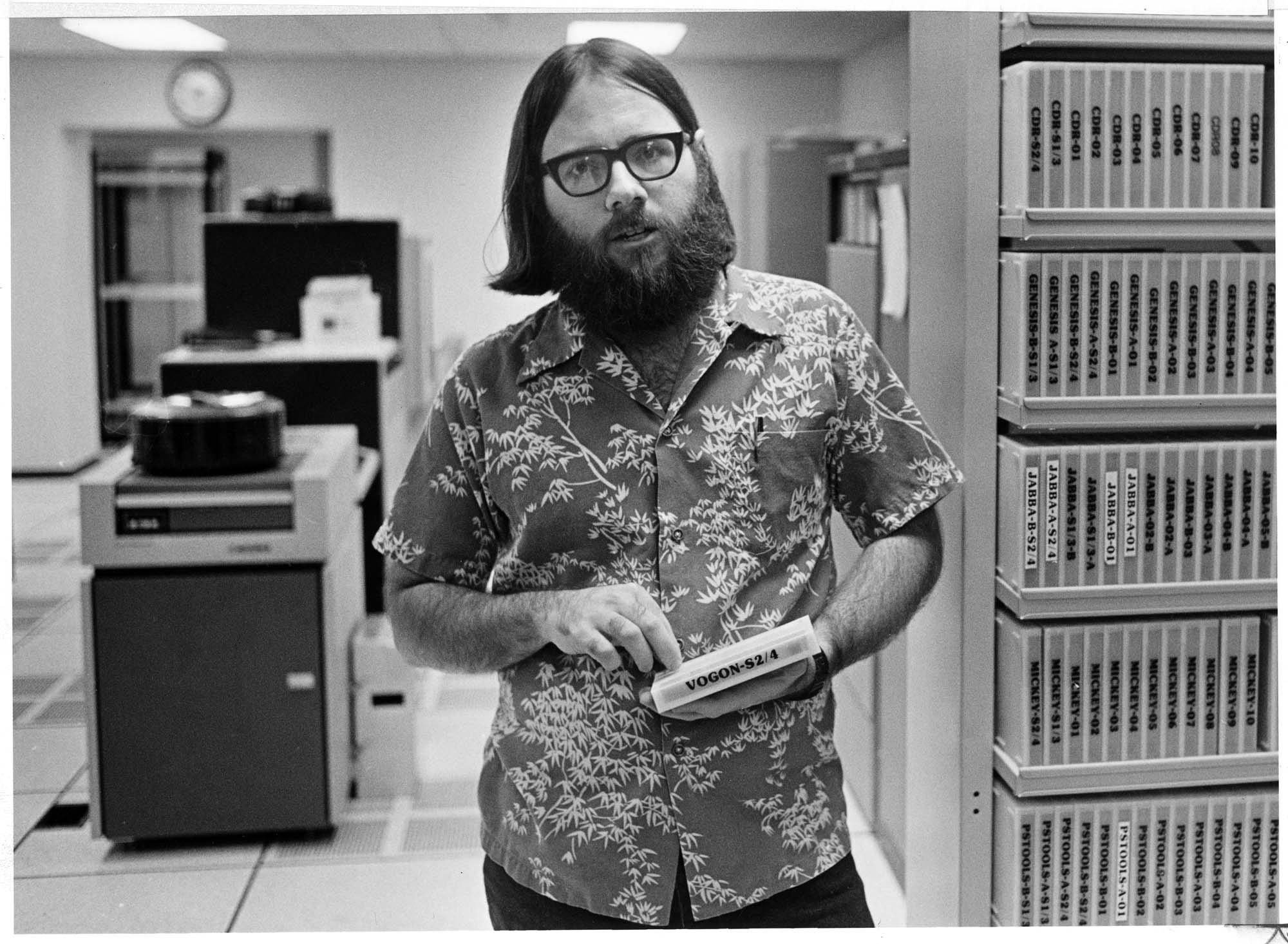 Image of Gordon Letwin, lead designer for systems software at Microsoft, Redmond,  December 1986
