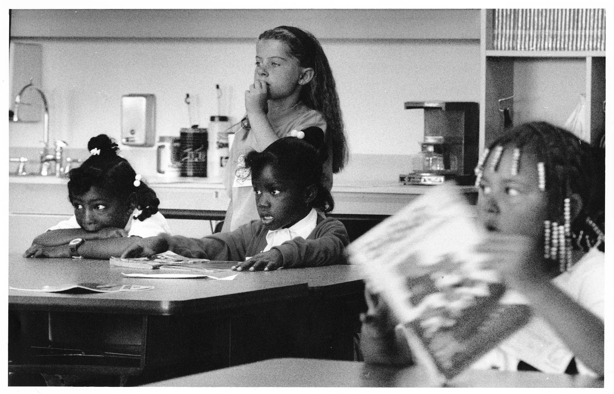 Image of Students at the African American Academy, Seattle, 1991
