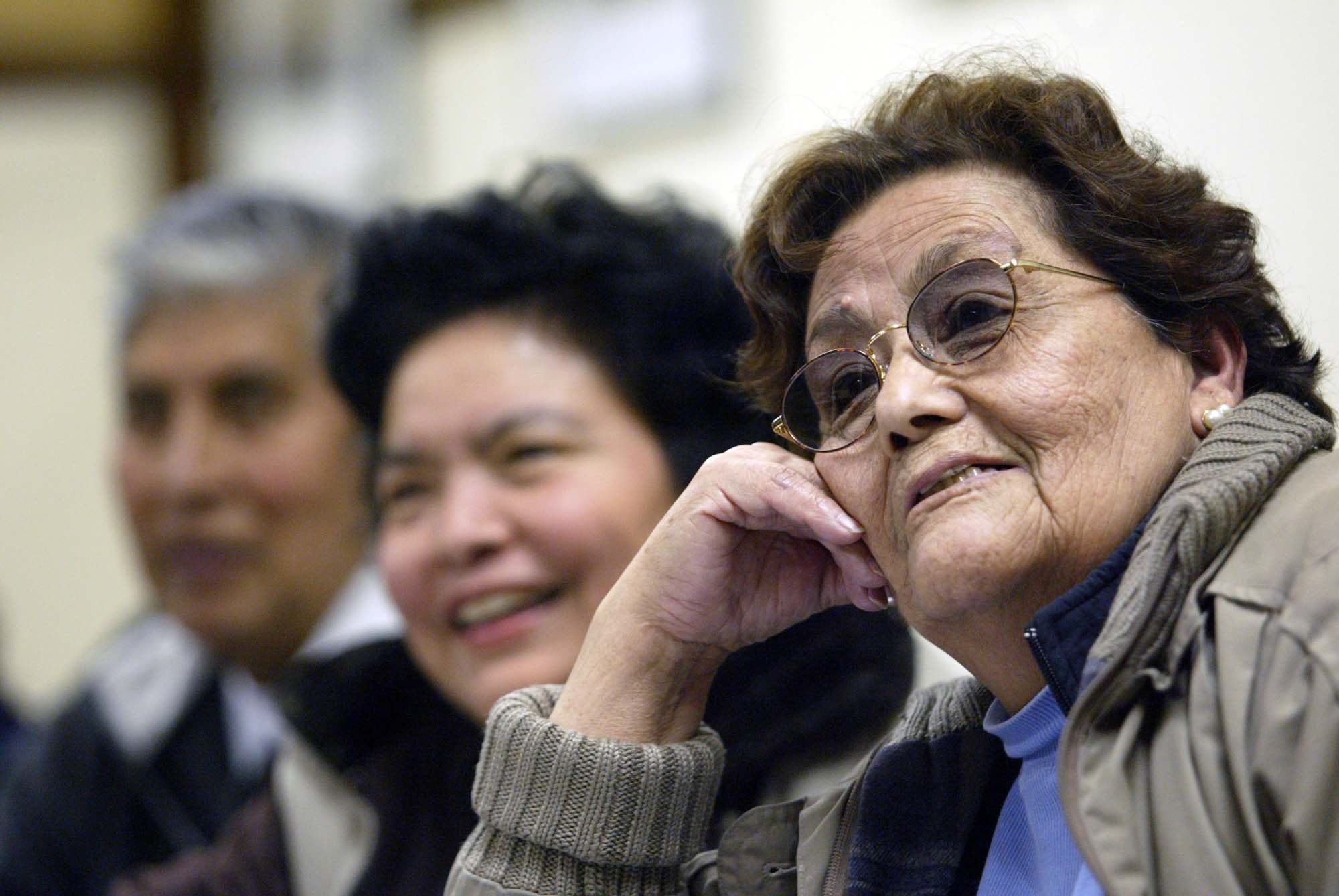 Image of People participating in a citizenship class at El Centro de la Raza, Seattle, January 21, 2003
