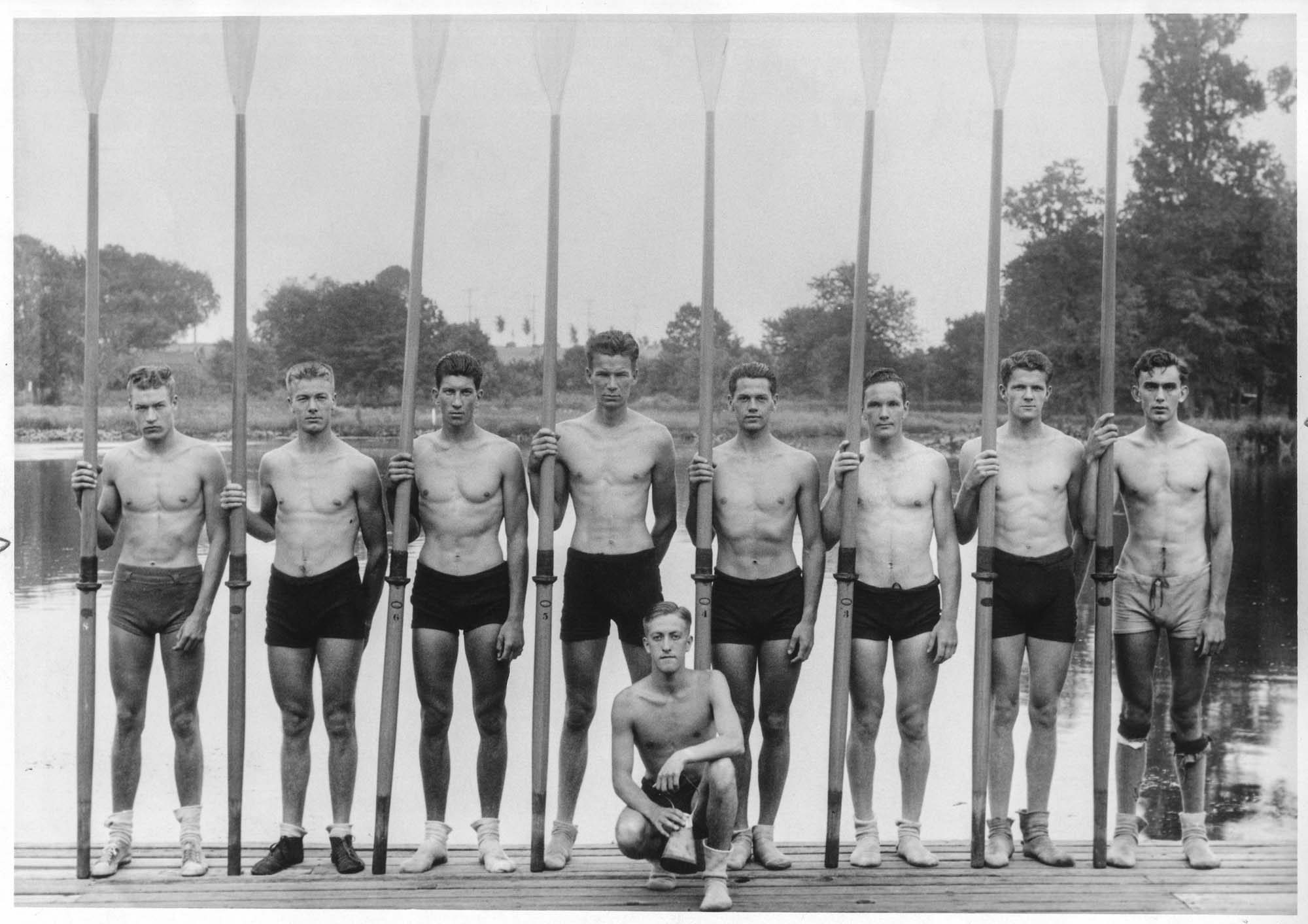 Image of Olympic champion crew team, University of Washington, 1936