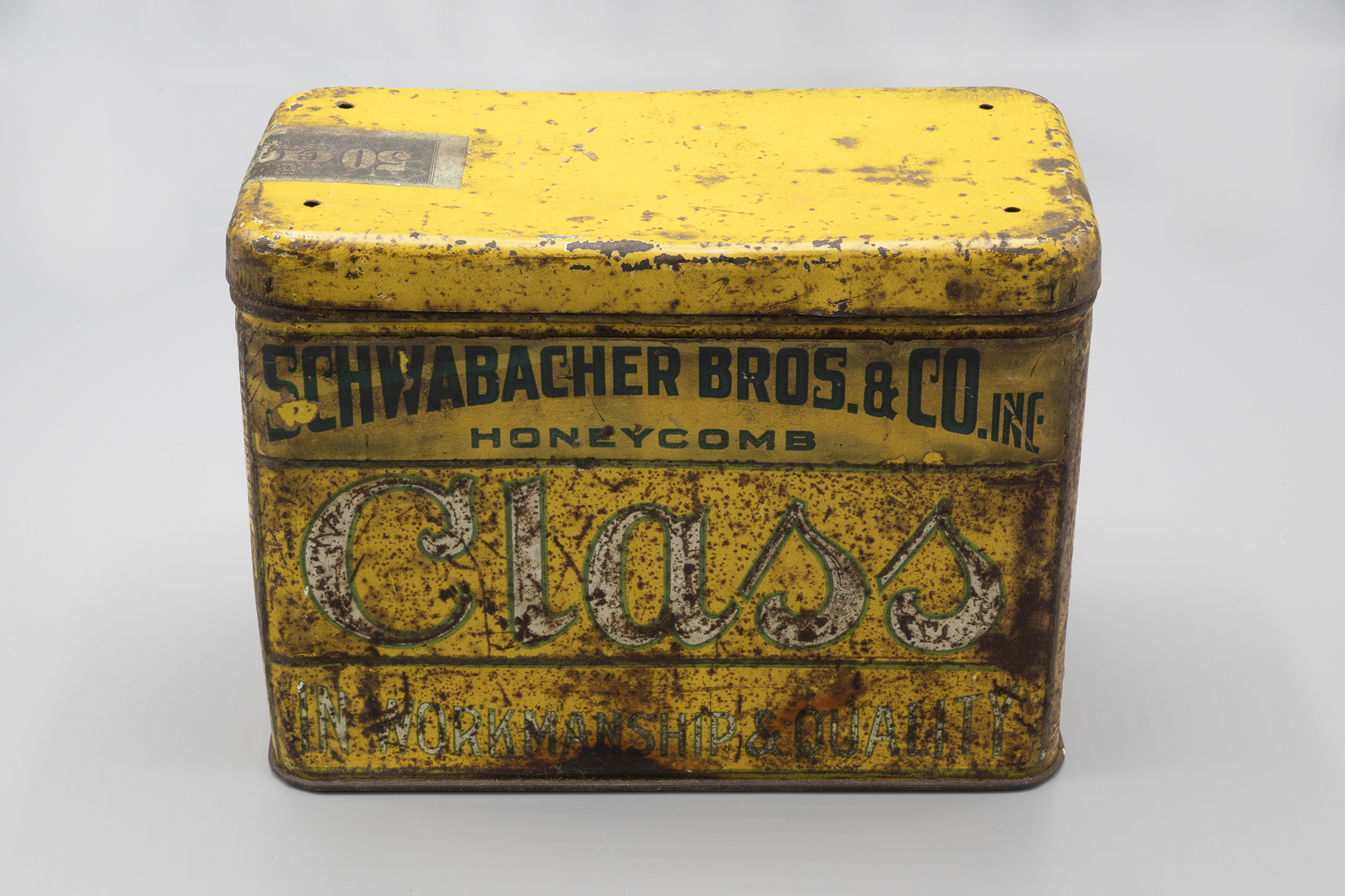 Image of Cigar tin from Schwabacher Bros. and Company, ca. 1910
