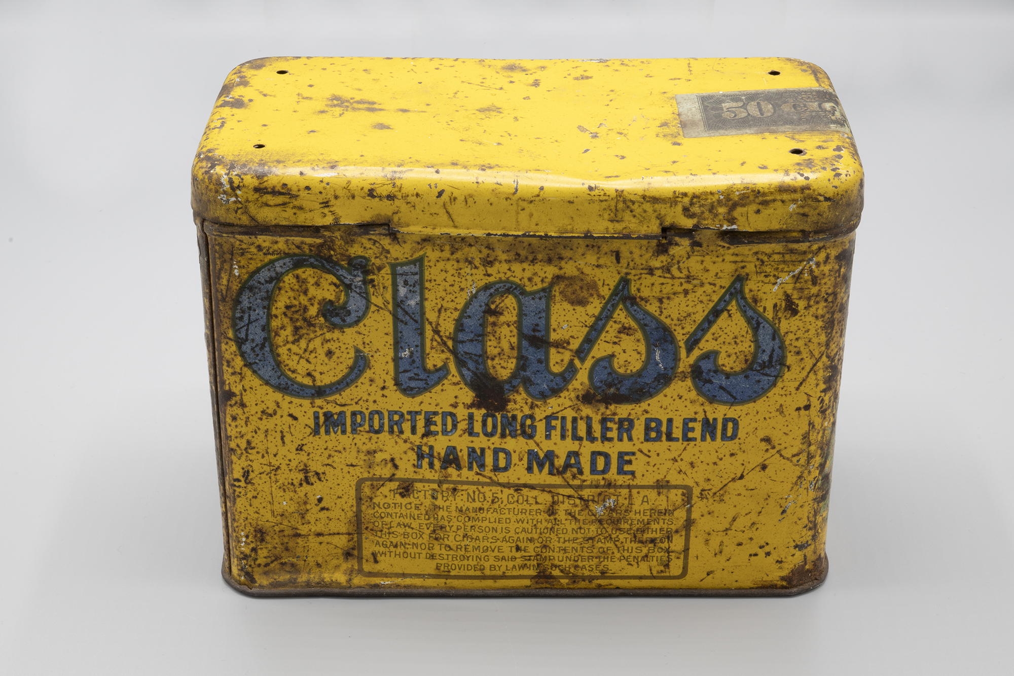Image of Cigar tin from Schwabacher Bros. and Company, ca. 1910