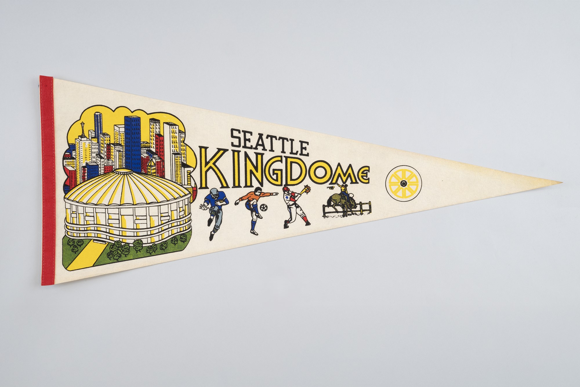 Image of Seattle Kingdome pennant, ca. 1976