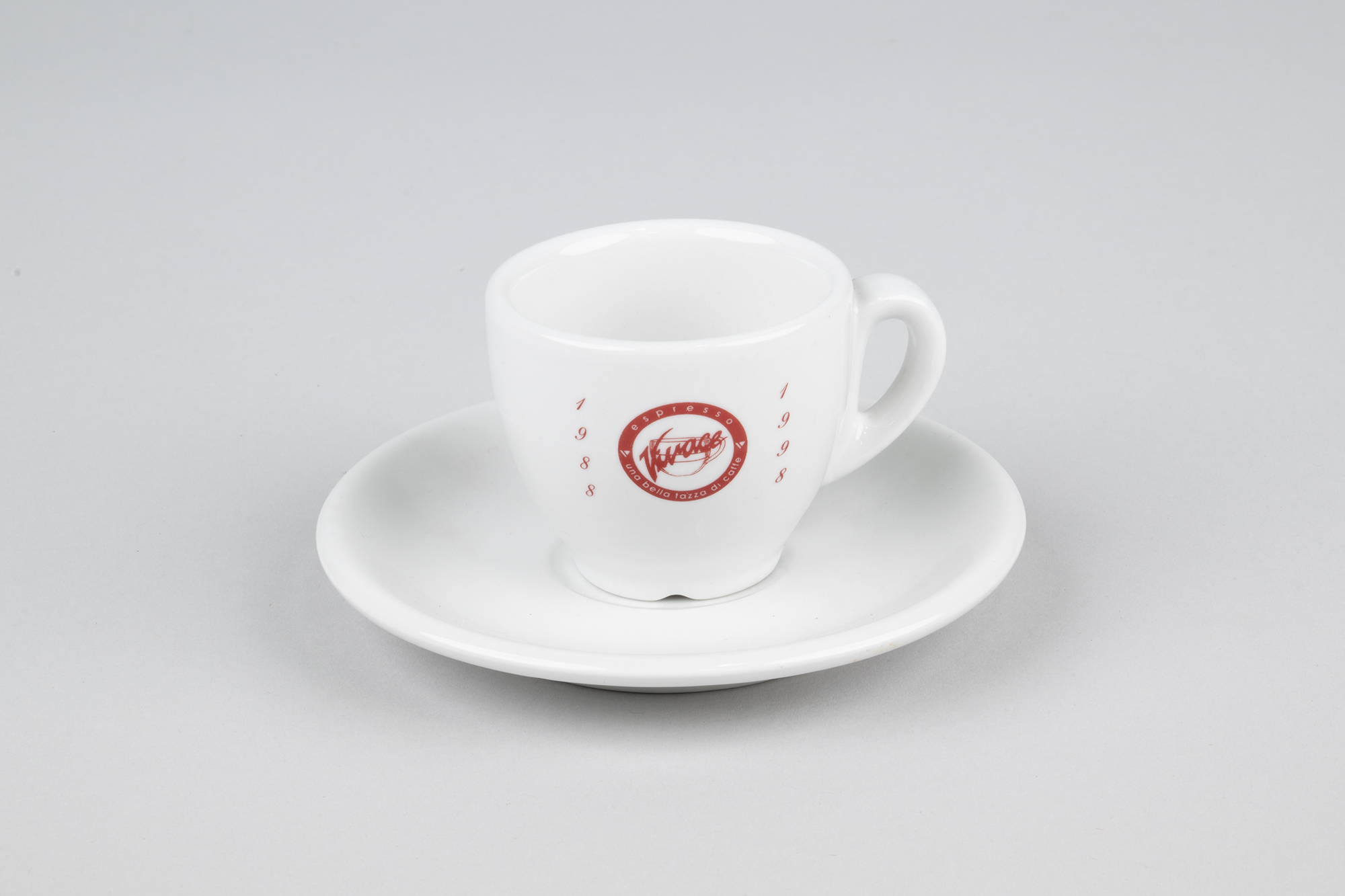 Image of Cup and Saucer from Vivace Expresso, ca. 1998