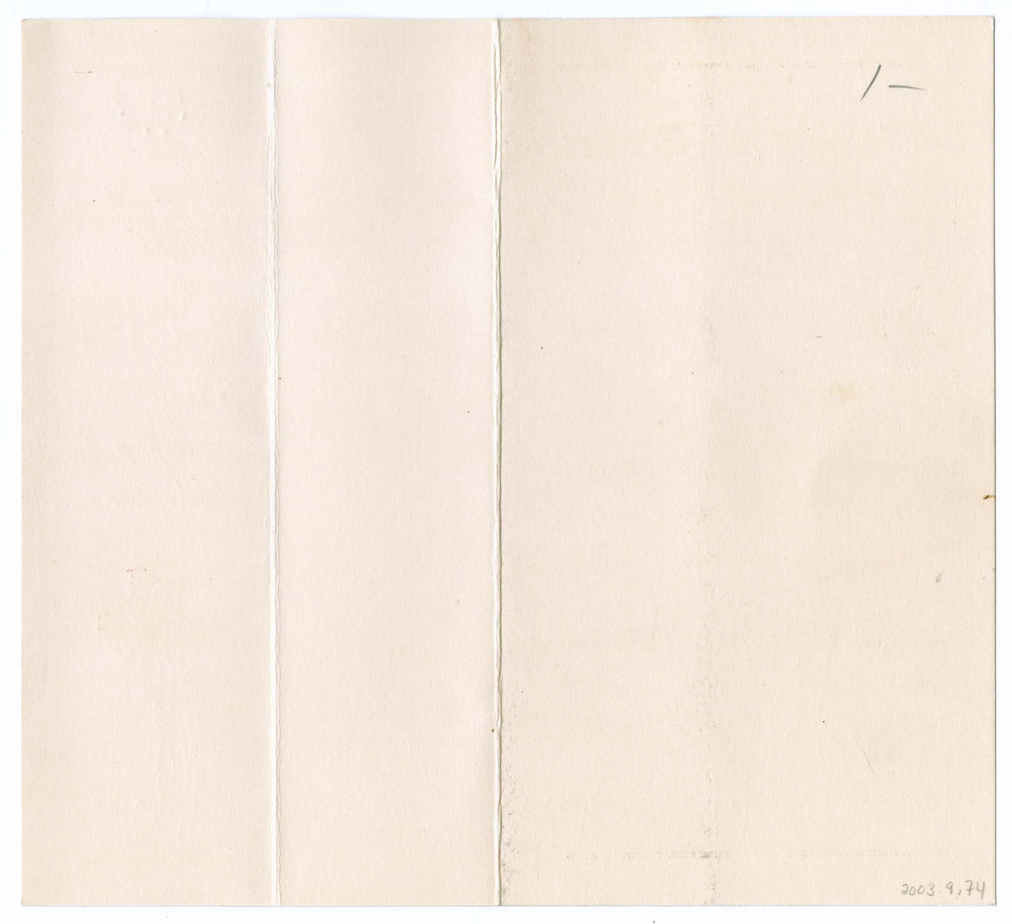 Image of Firland Sanatorium Christmas dinner menu, 1938