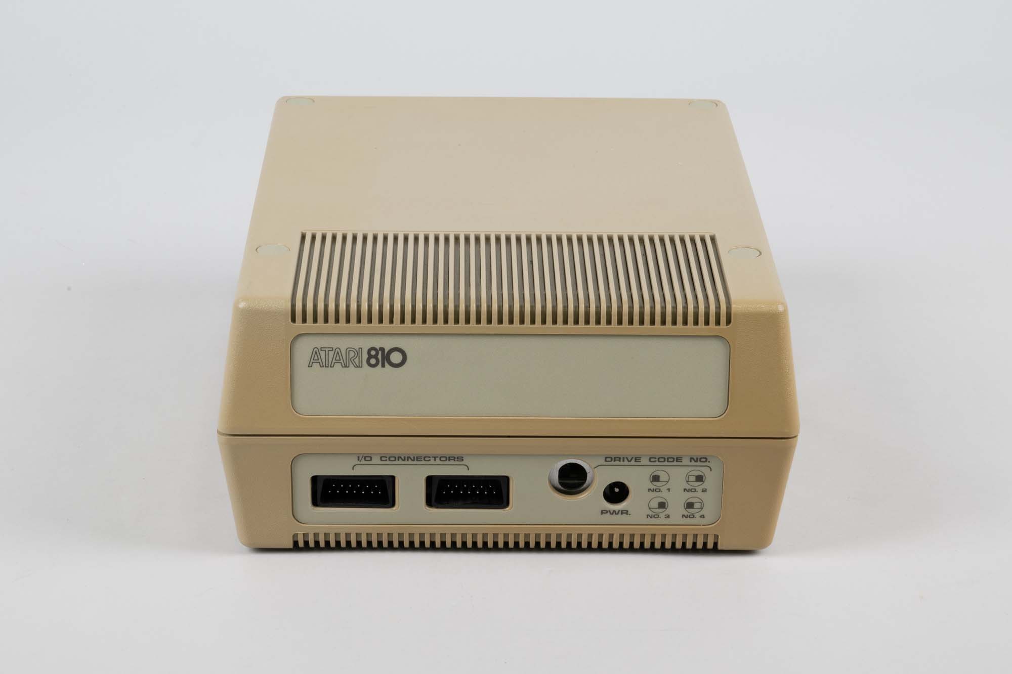Atari 810 disk drive, ca. 1980, owned by Ric Weiland, one of