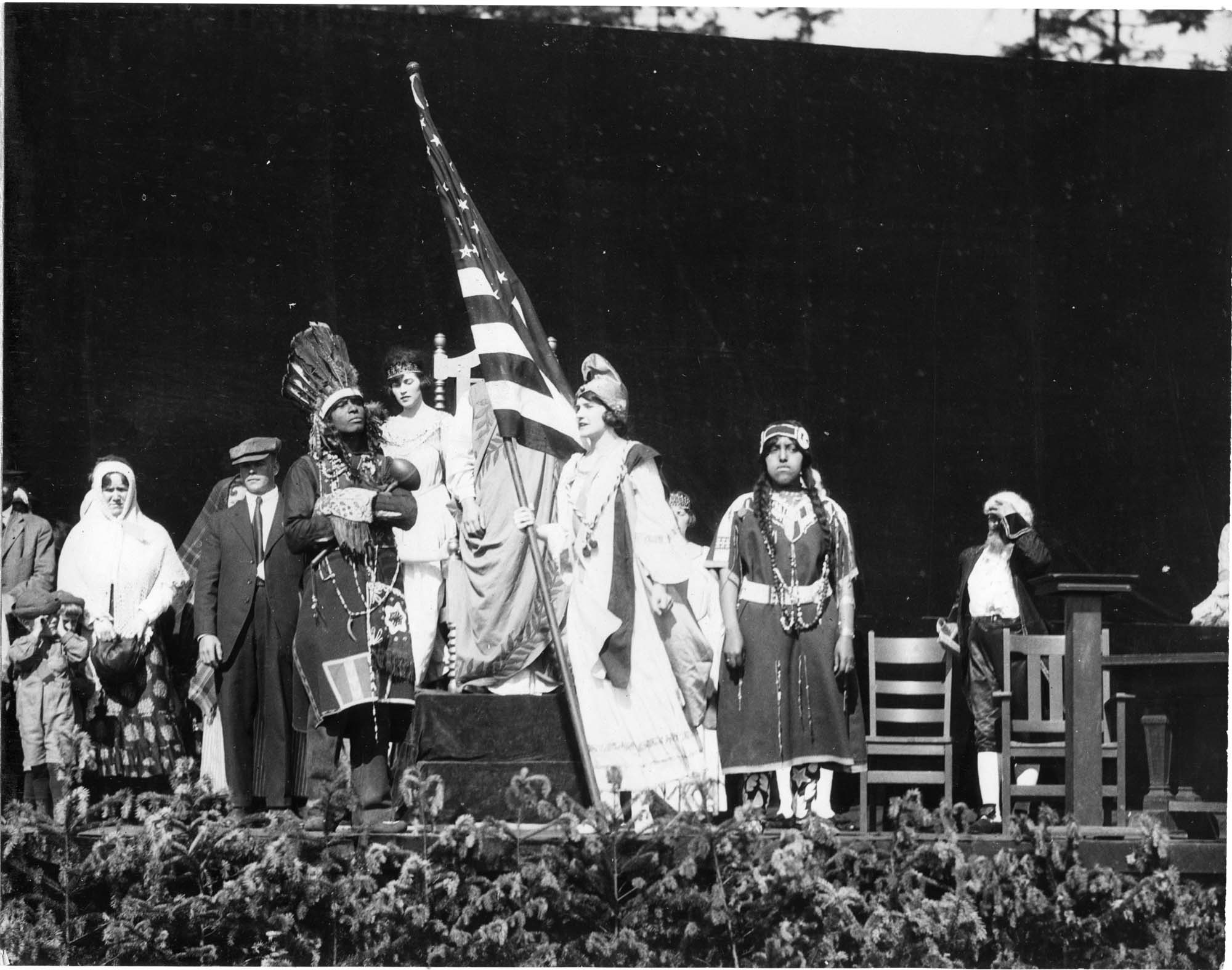 Image of Woman dressed as 