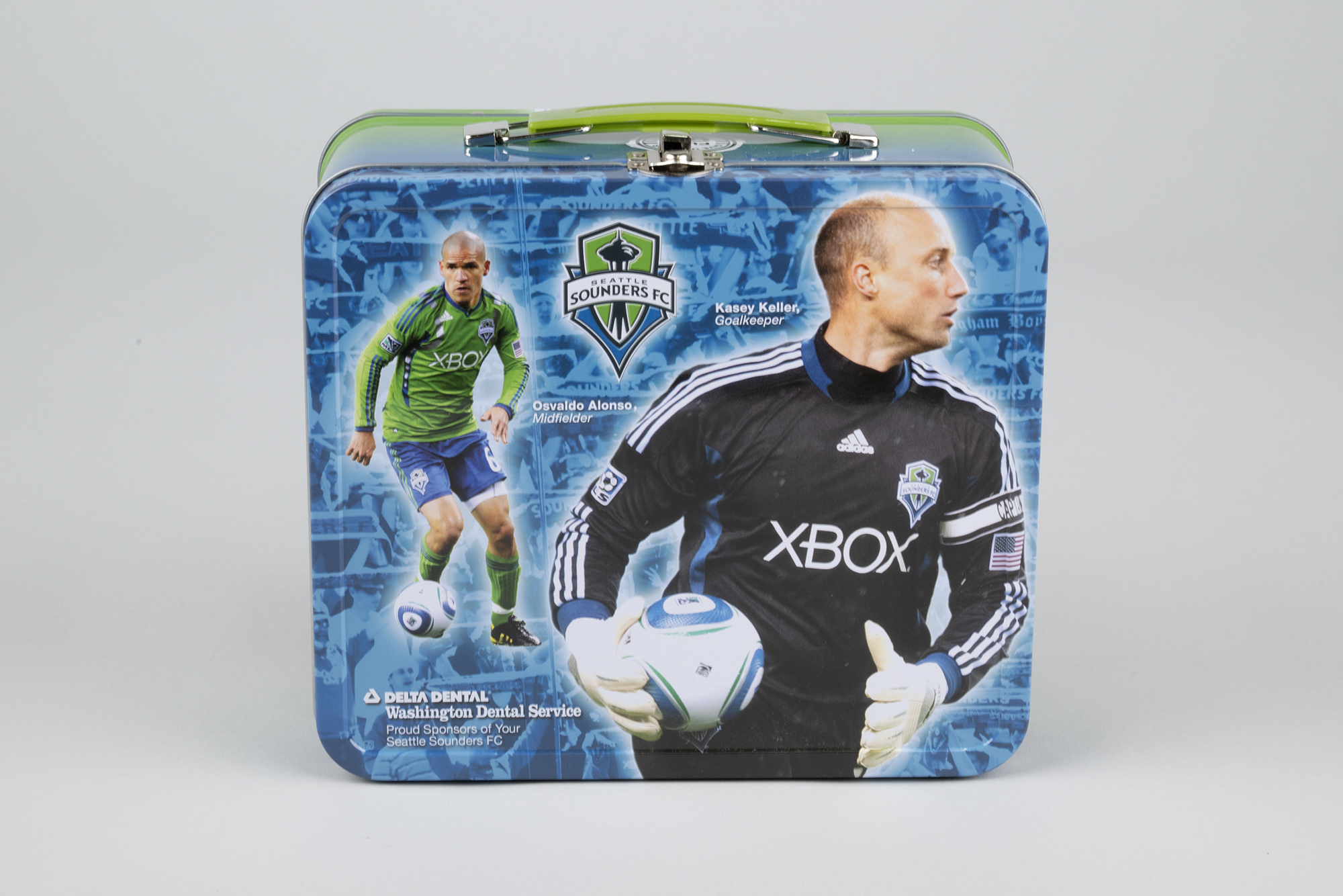 Image of Seattle Sounders FC promotional lunchbox, 2011