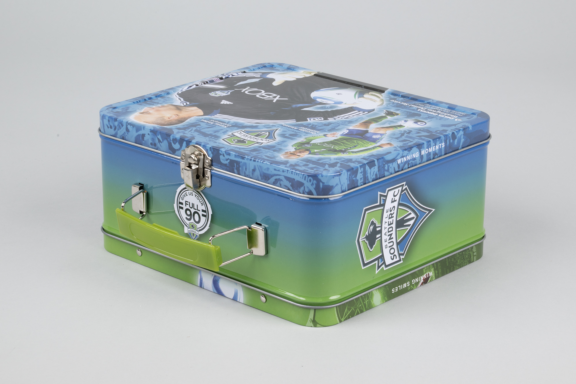 Image of Seattle Sounders FC promotional lunchbox, 2011