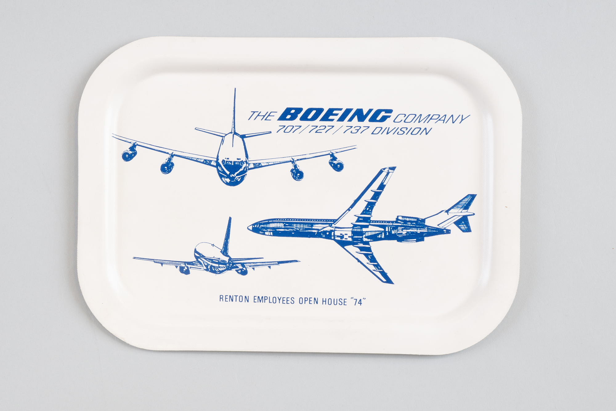 Image of Boeing serving tray, 1974