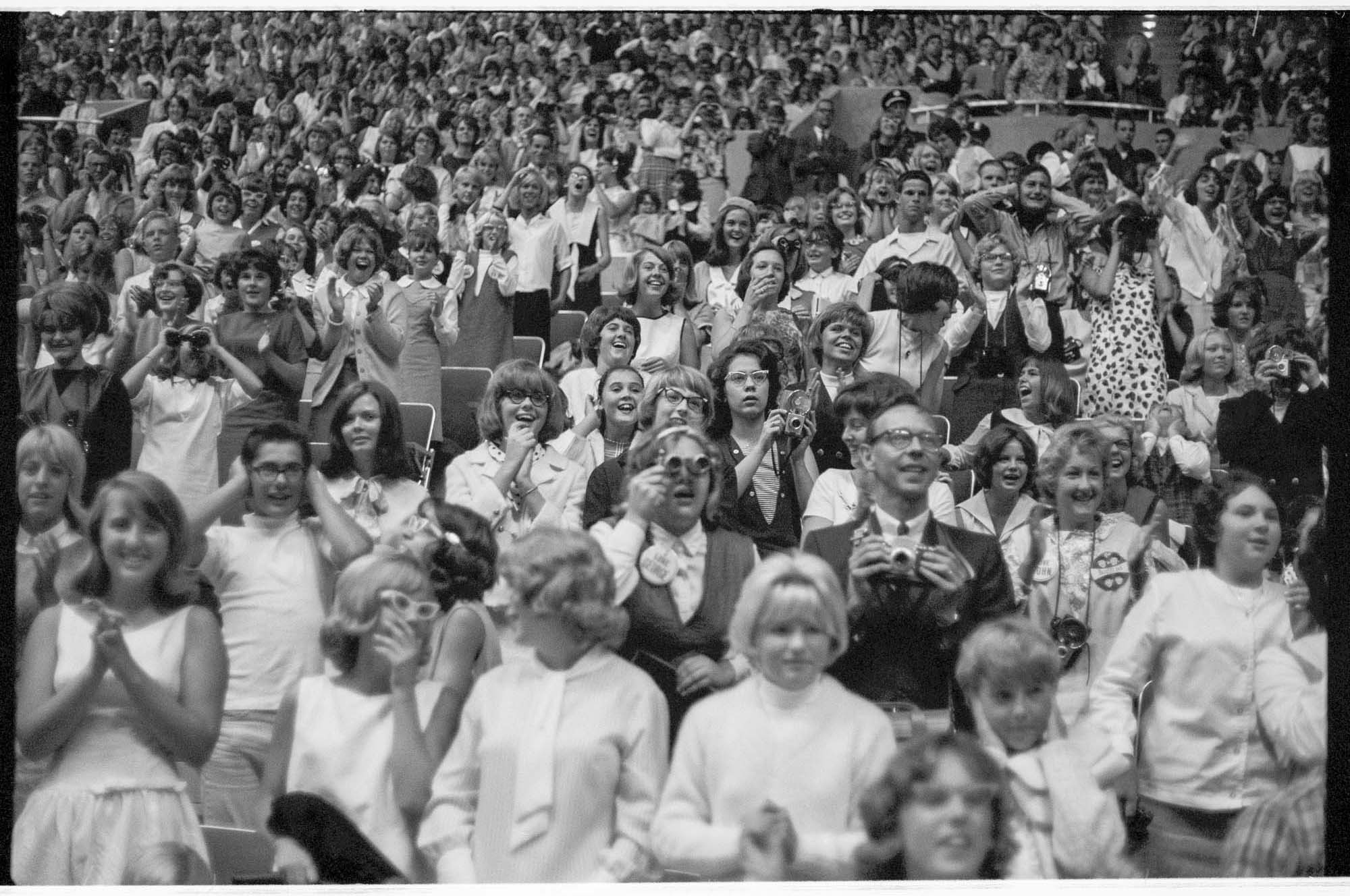 Image of Audience at the Beatles concert at the Seattle Center Coliseum, August 21, 1964