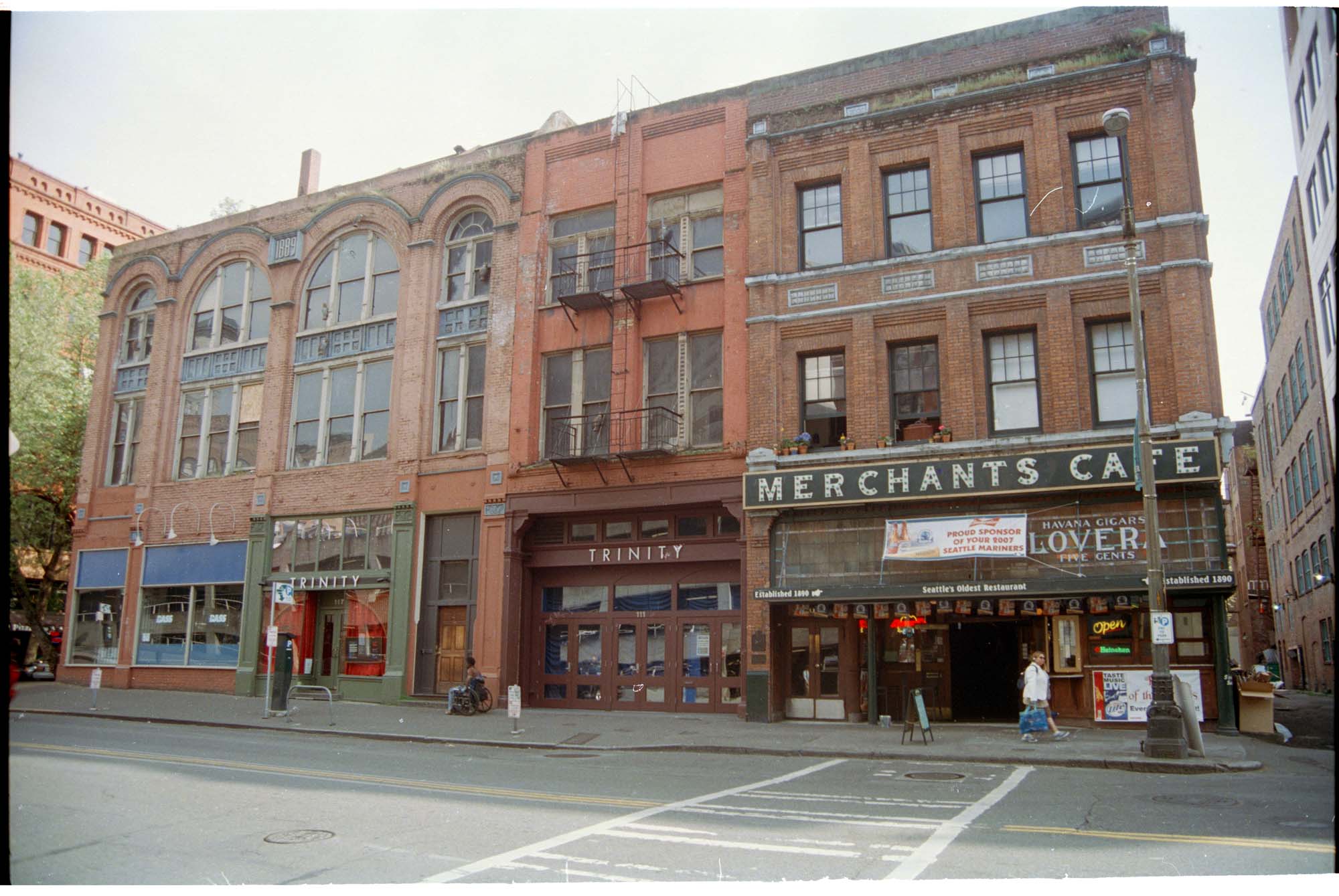 Image of Merchant’s Café and Trinity night club, Seattle, 2006