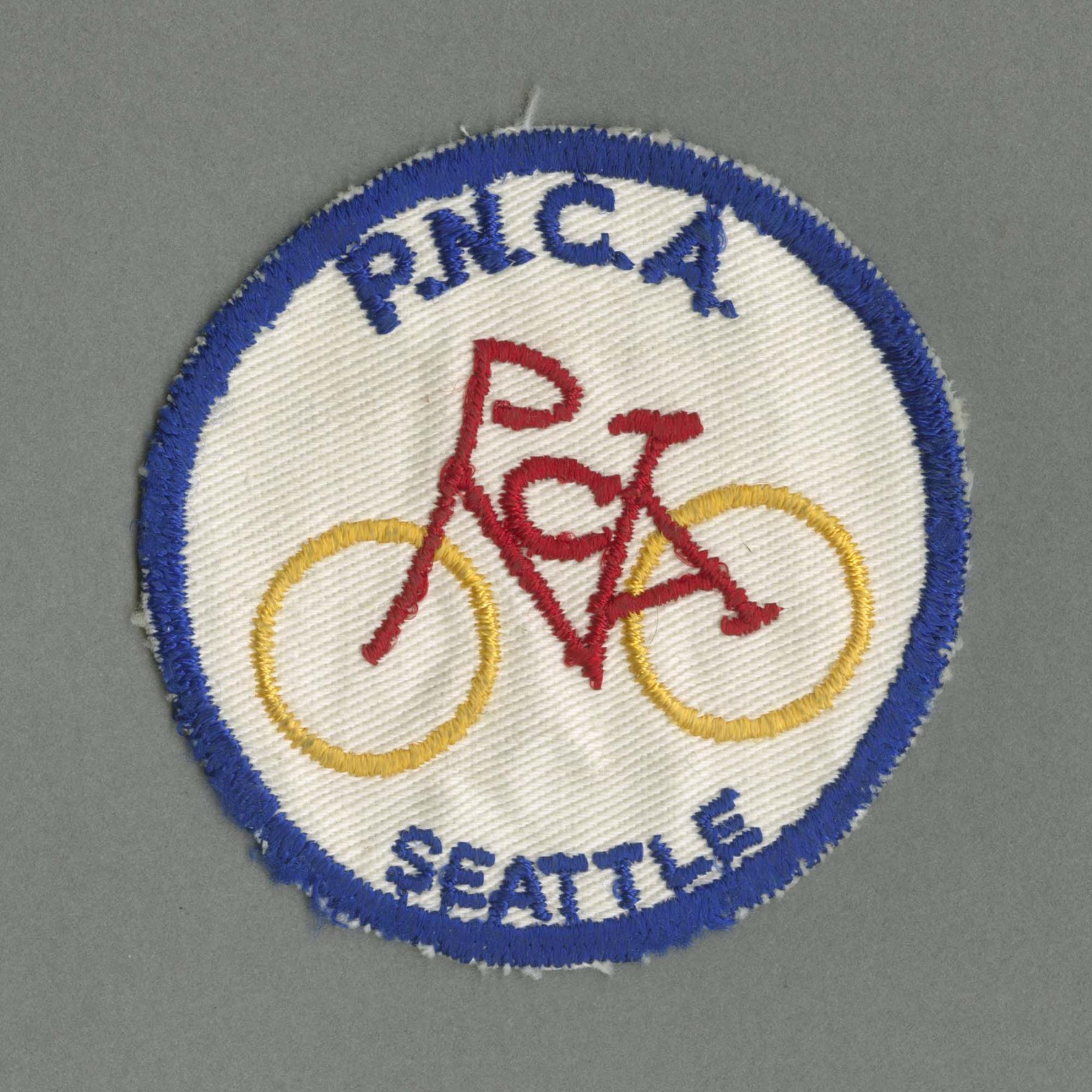Image of Pacific Northwest Cycling Association patch, circa 1941