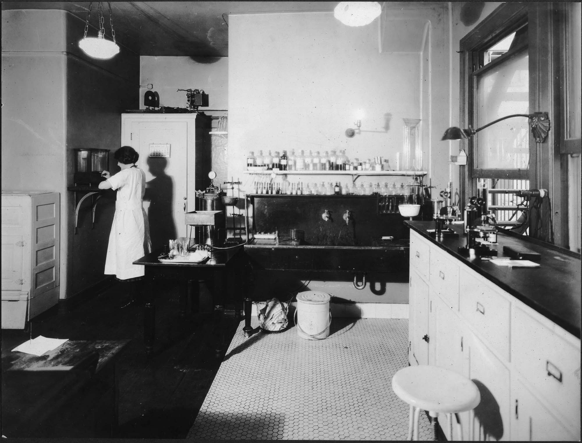Image of Swedish Hospital interior, Seattle, circa 1925