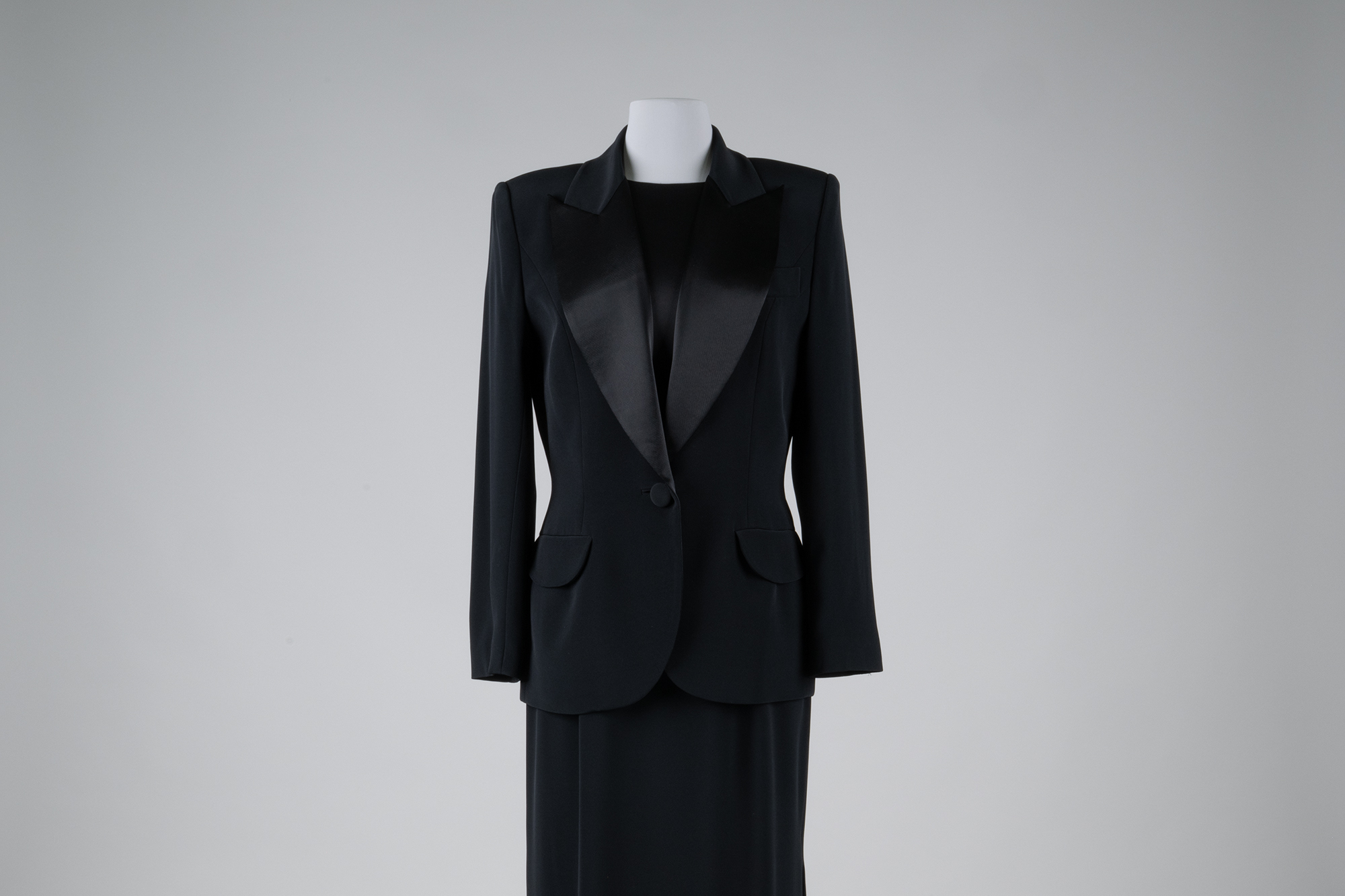 Image of Tuxedo jacket from from evening ensemble, 1996