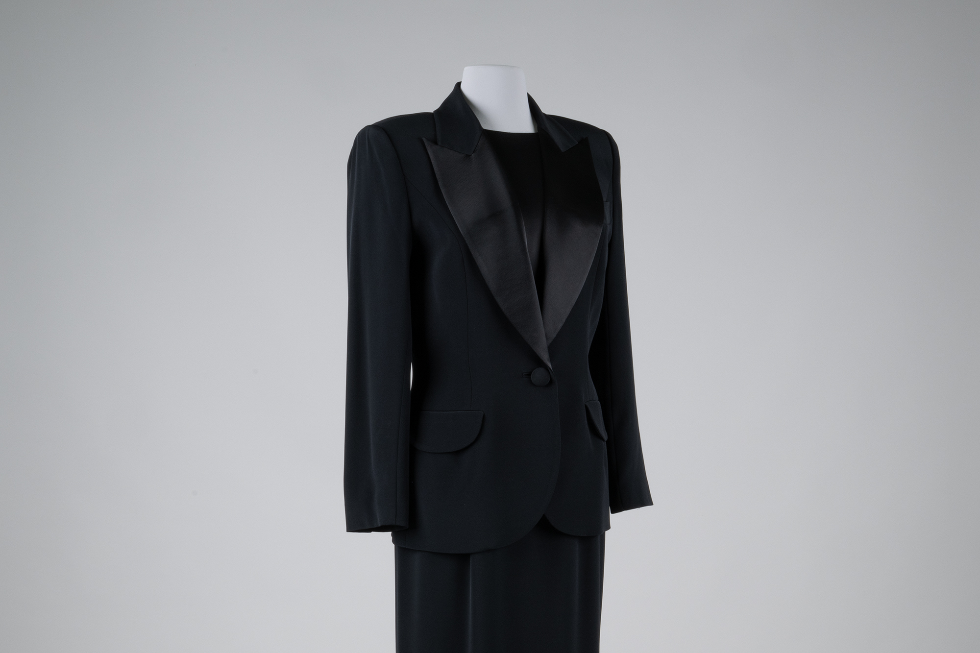 Image of Tuxedo jacket from from evening ensemble, 1996