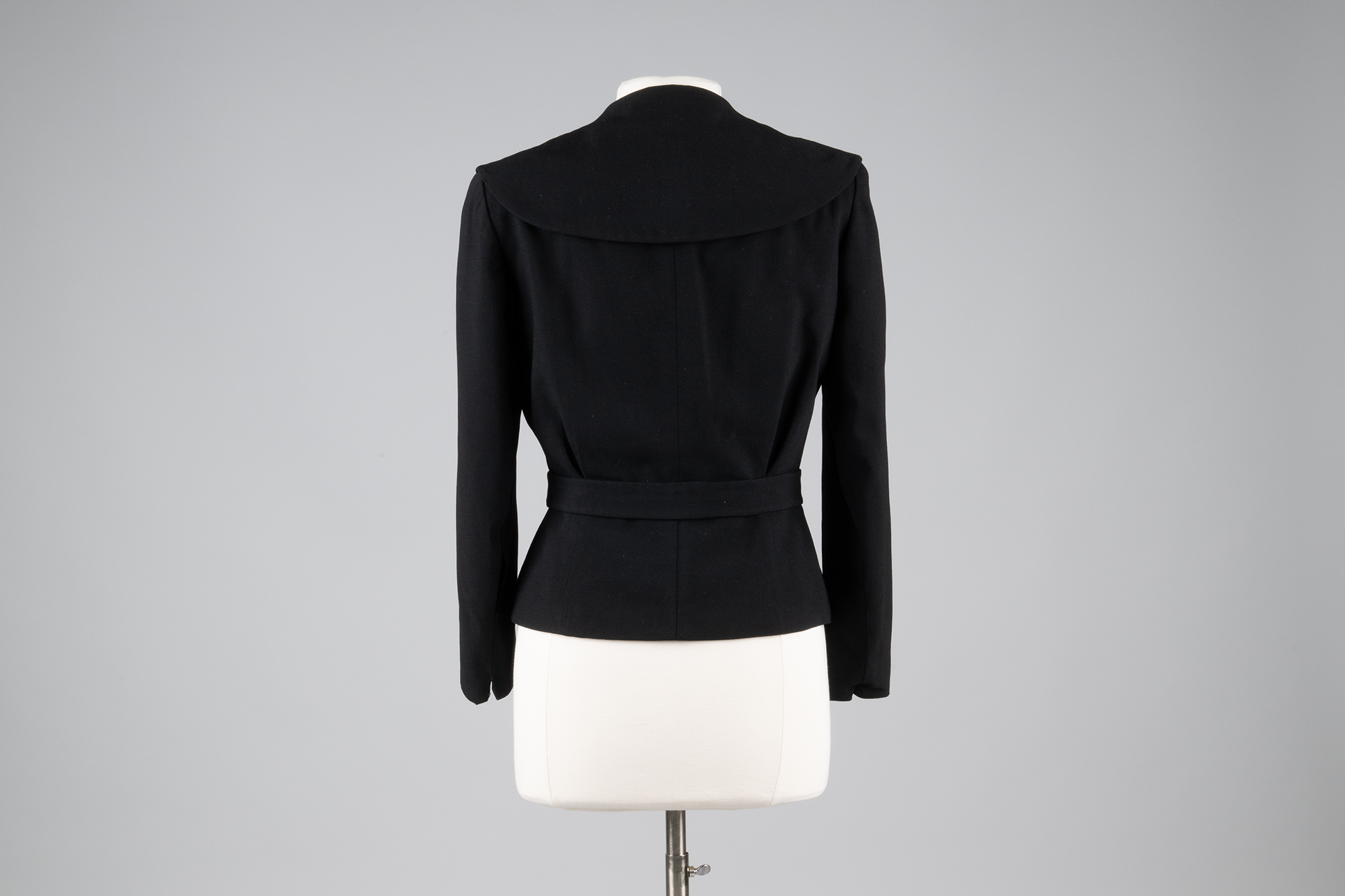 Image of Black jacket worn by Flossie Smith to 1961 event with Martin Luther King Jr.