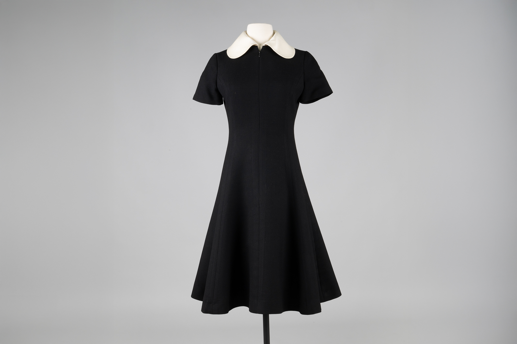 Image of Black dress and jacket ensemble from The Bon Marché, ca. 1971