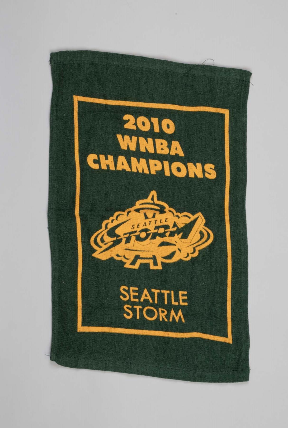 Image of Seattle Storm WNBA Champs towel, 2010