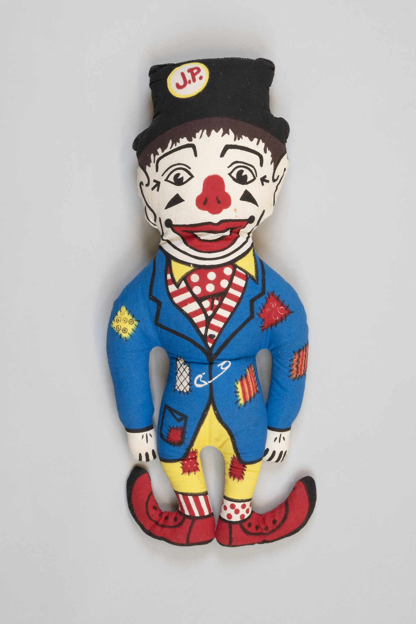 Image of J.P. Patches fabric stuffed doll, ca.1950-1980