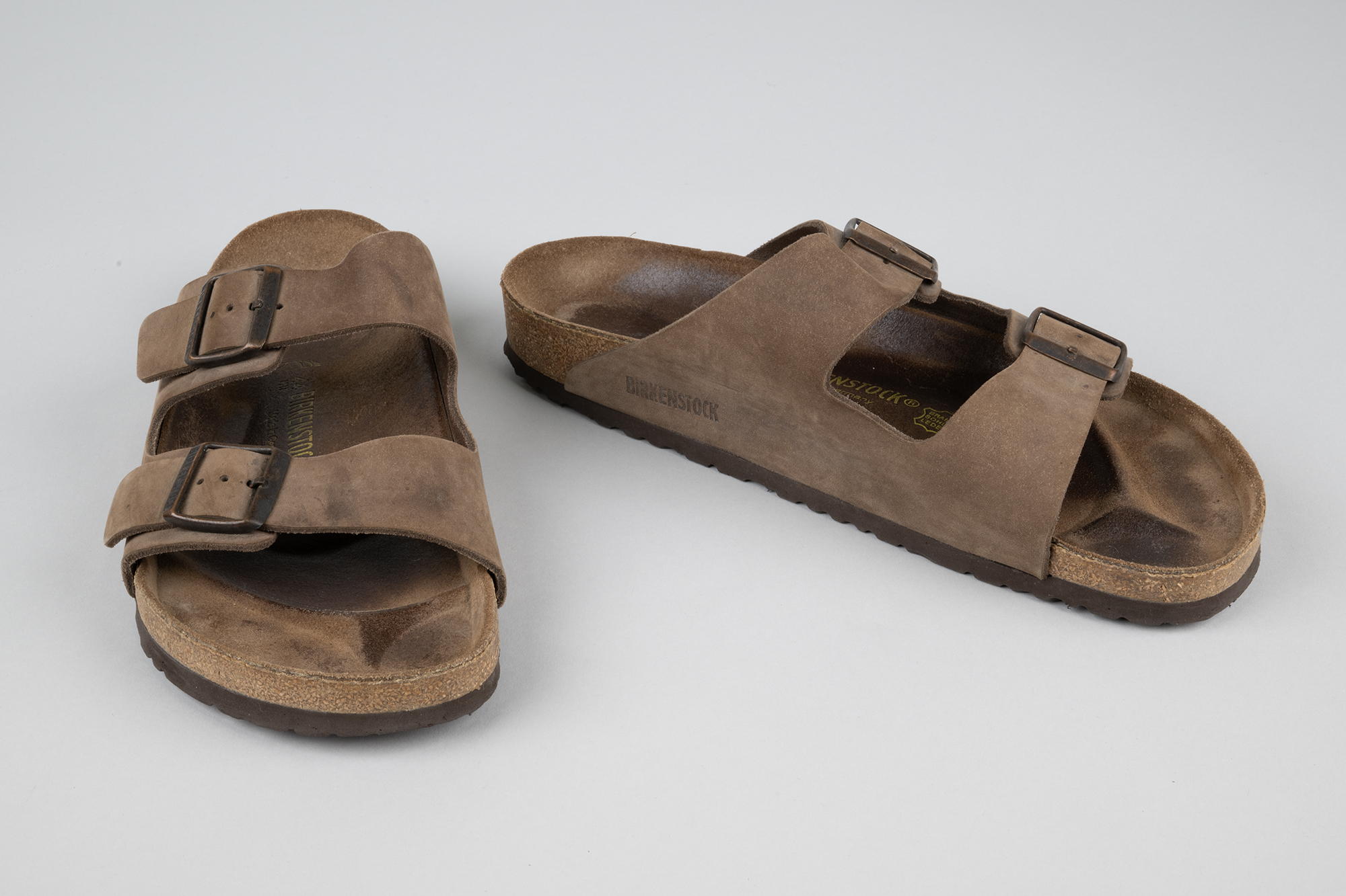 Image of “Grateful Gourmet” Birkenstocks from Almost Live! TV show, 1993