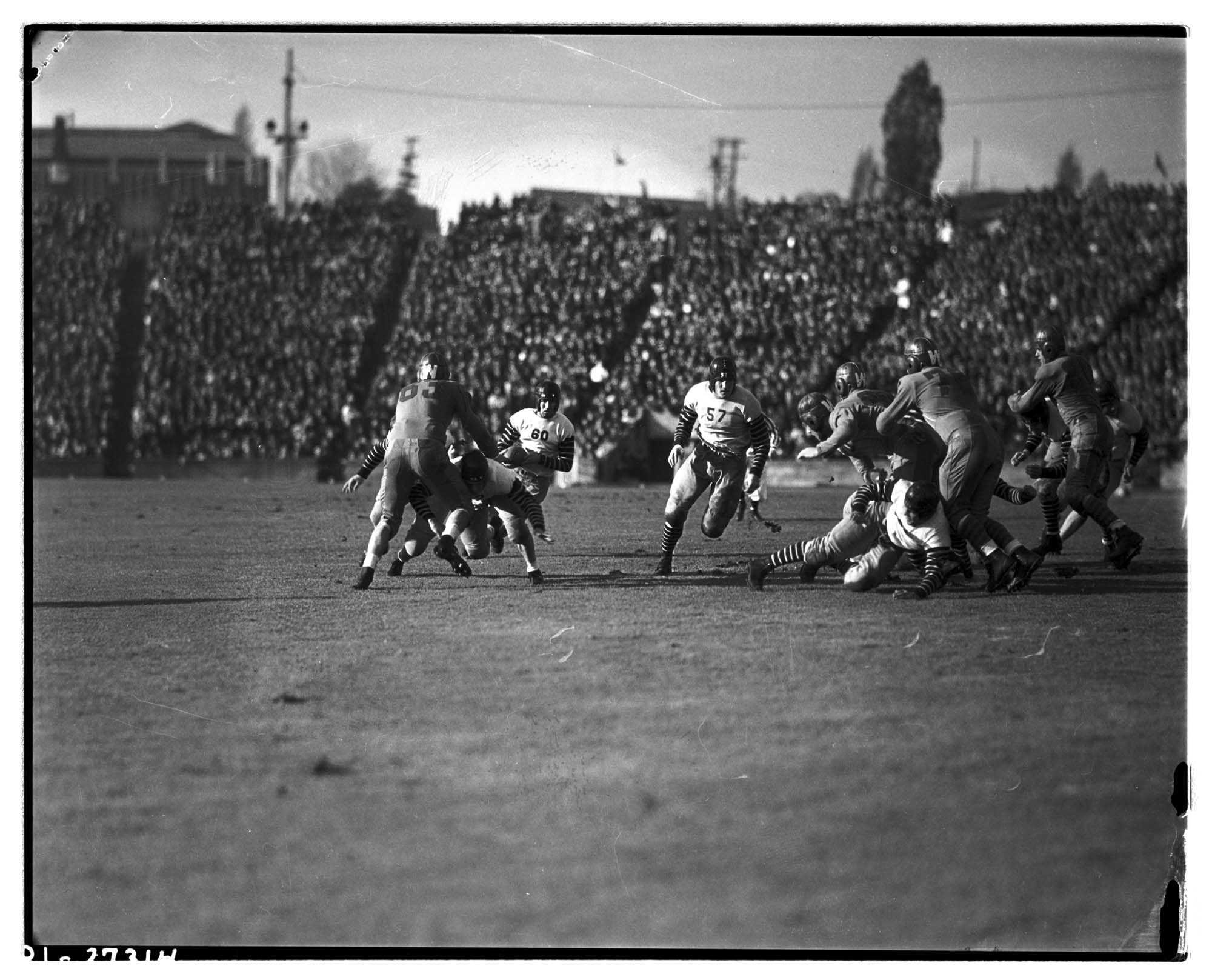 Image of Football action at the University of Washington, 1934
