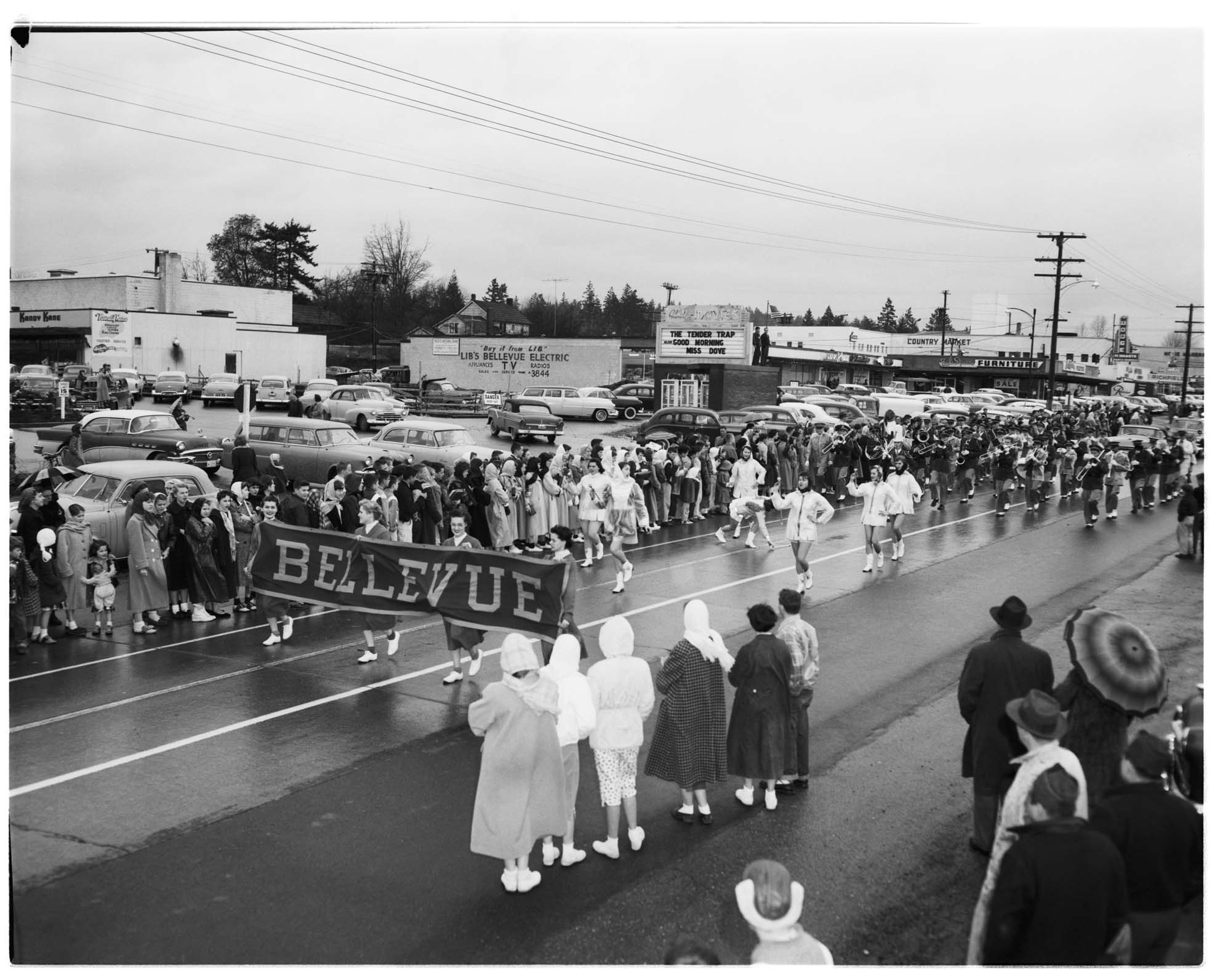 Image of Parade in Bellevue, December 1955