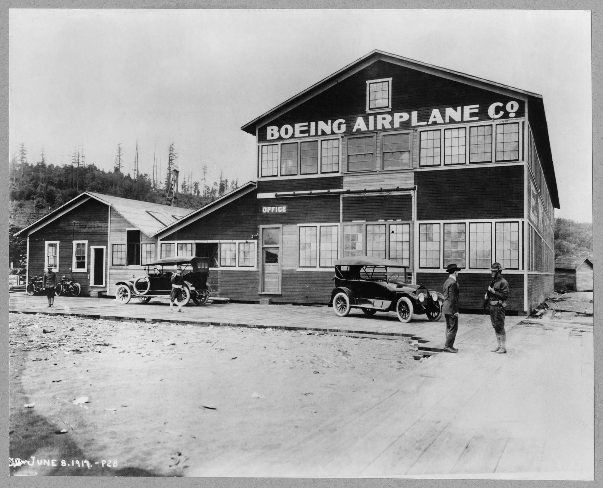 Image of Boeing Airplane Company Plant 1, June 8, 1917