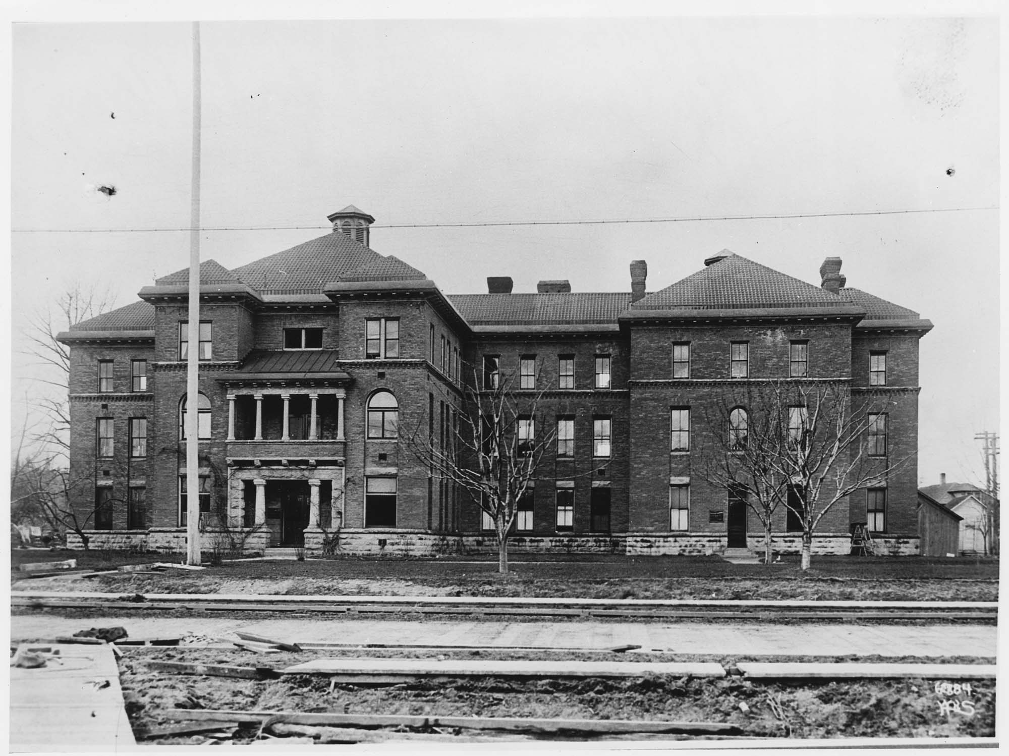 Image of King County Hospital, Georgetown, circa 1900