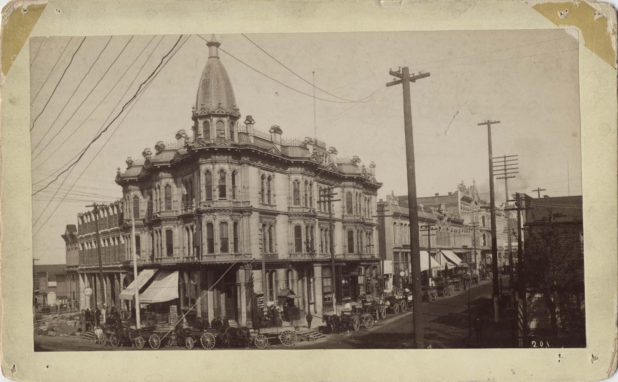 Image of Yesler-Leary Building, circa 1886