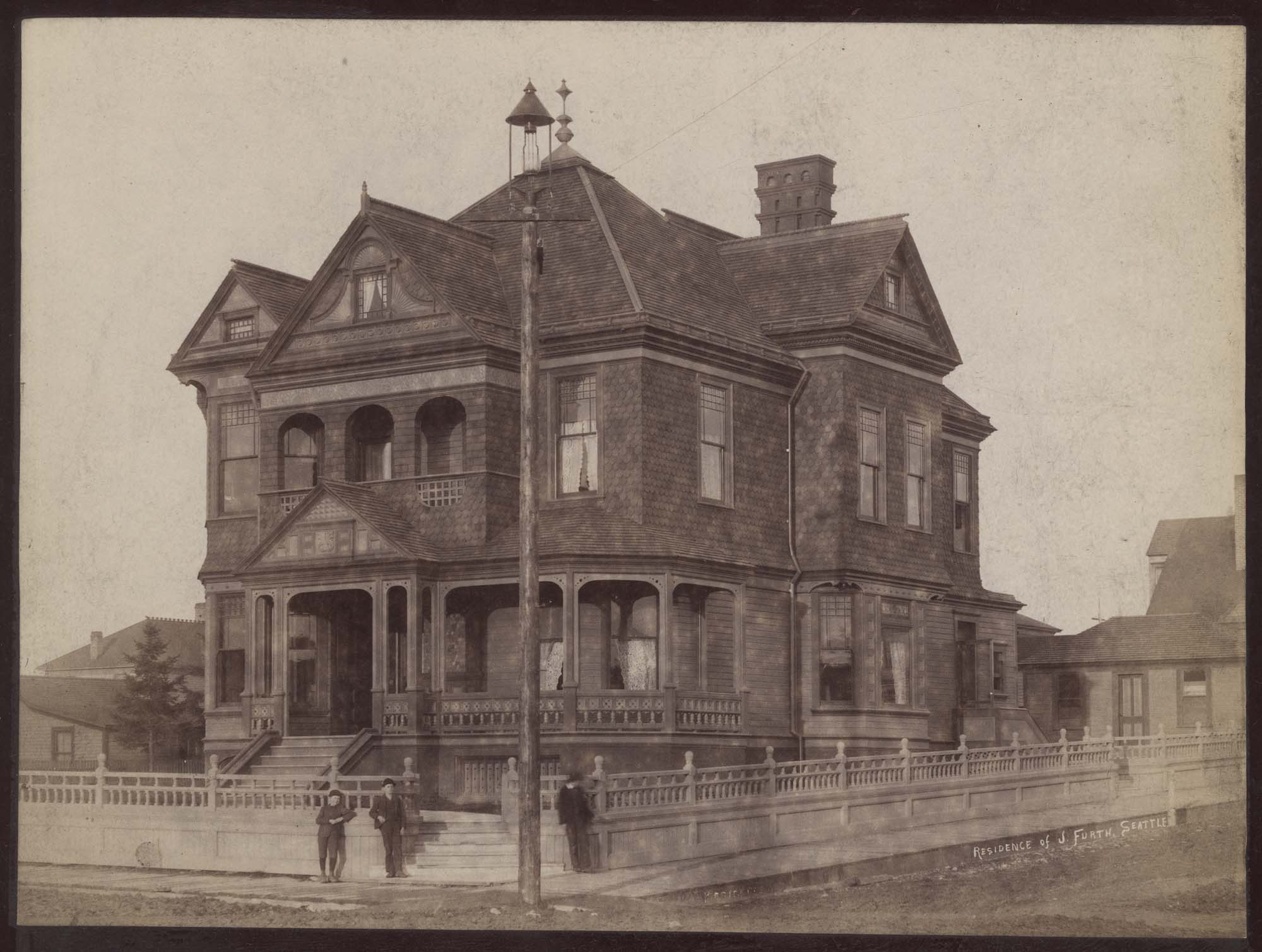 Image of Residence of Jacob Furth, Seattle, circa 1890